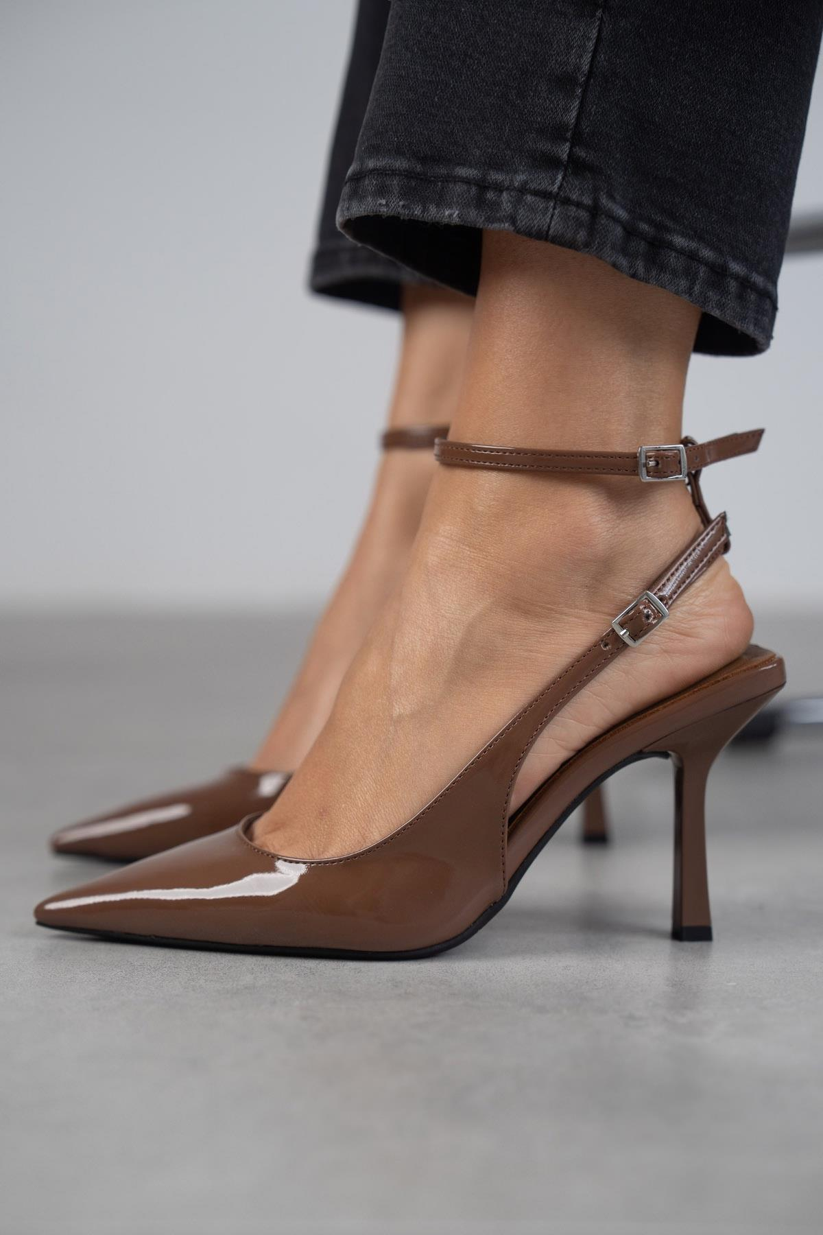 LENA ÇİKOLATA RUGAN AYAKKABI ÇİKOLATA RUGAN