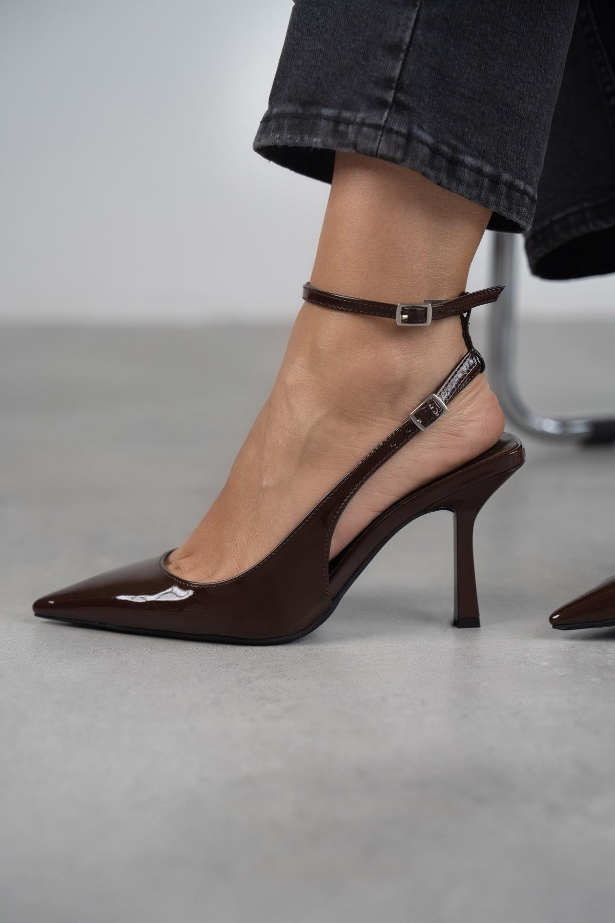 LENA KAHVE RUGAN AYAKKABI KAHVE