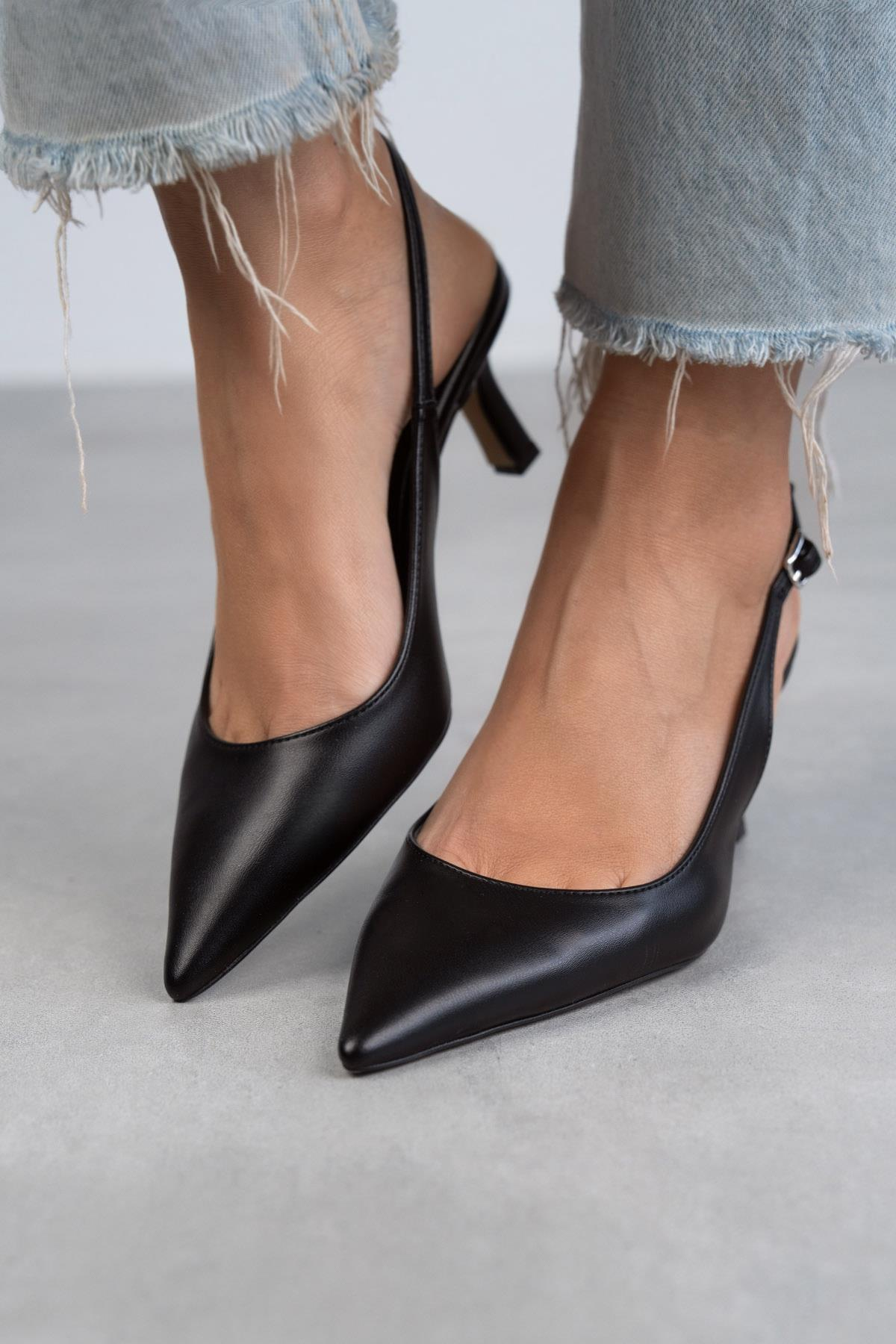 LOVE SİYAH DERİ AYAKKABI SİYAH DERİ