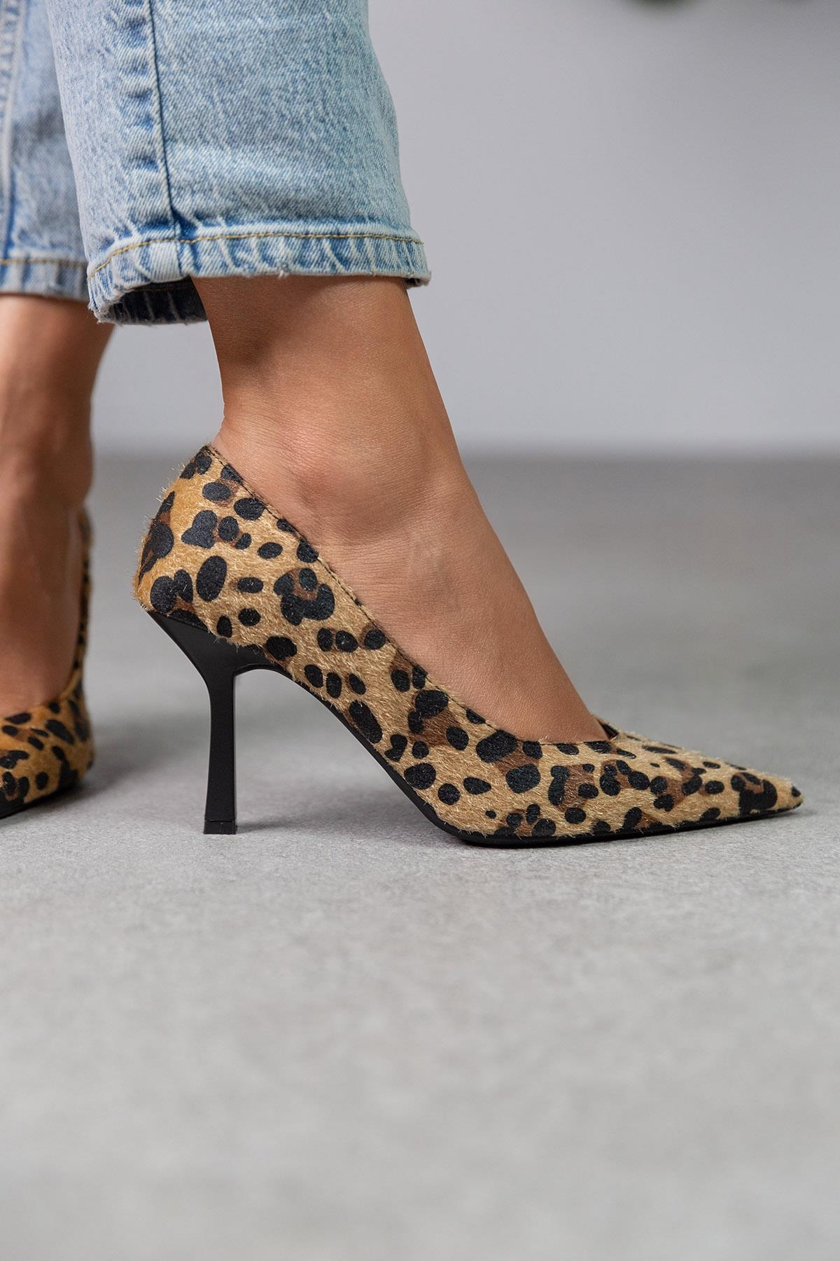 MYRA LEOPAR STİLETTO LEO