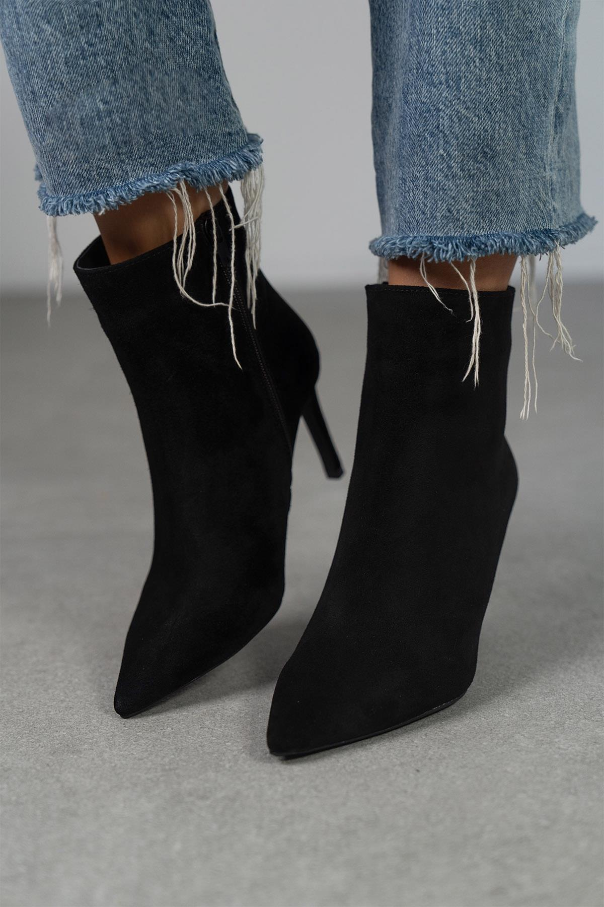 PARİS SİYAH SÜET BOT SİYAH SÜET