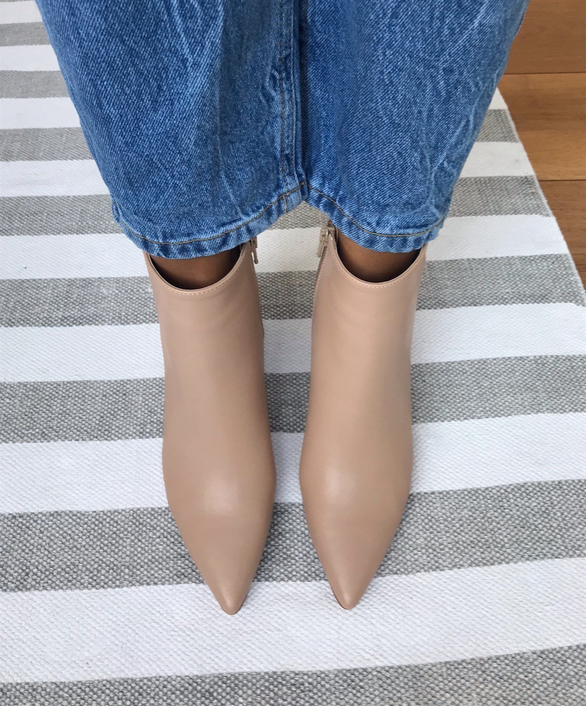 POİNT NUDE DERİ BOOTİE NUDE DERİ