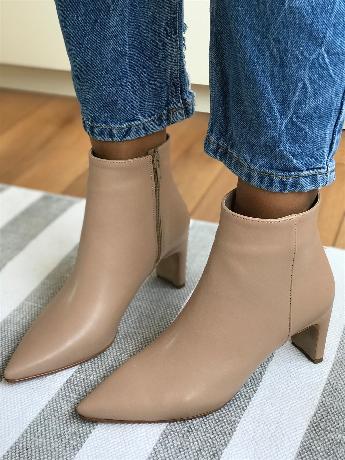 POİNT NUDE DERİ BOOTİE NUDE DERİ