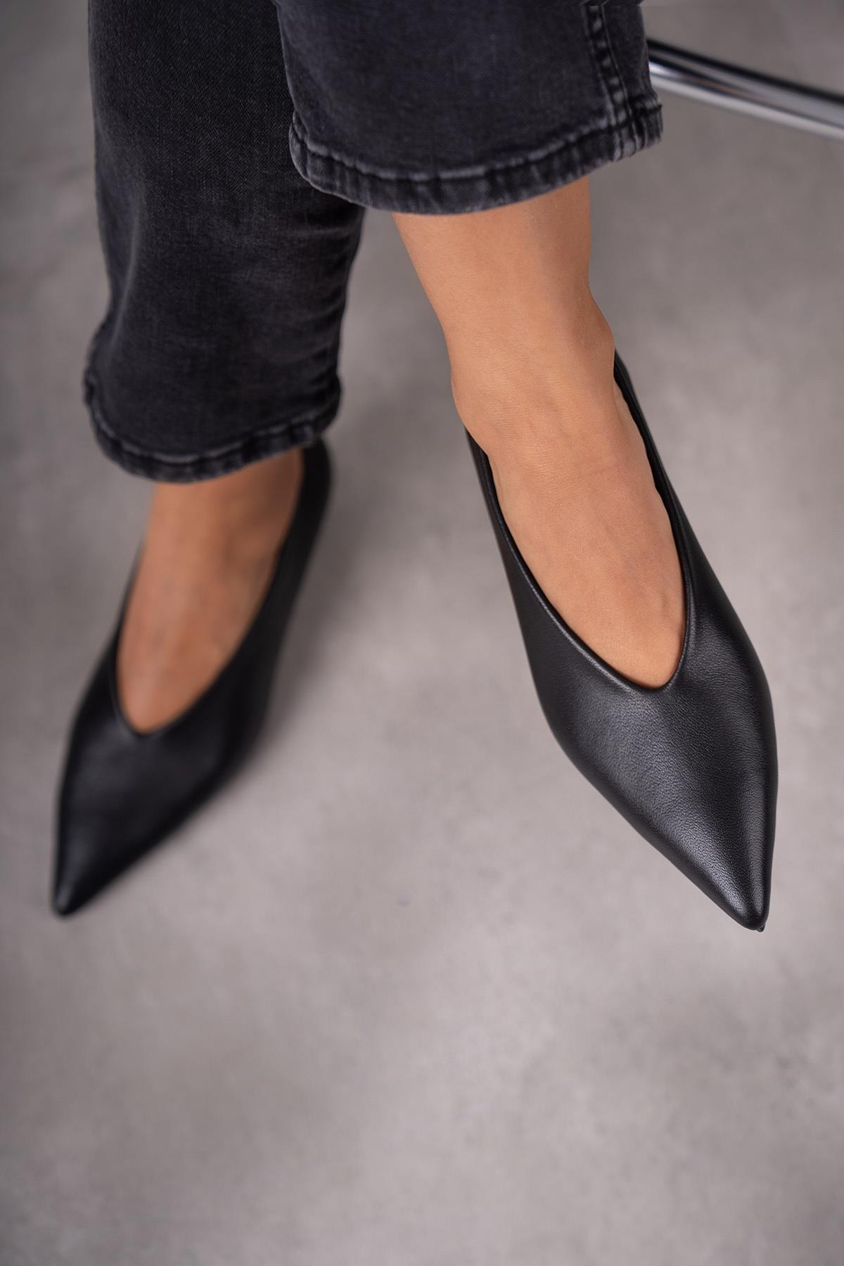 PORTO SİYAH DERİ AYAKKABI SİYAH DERİ