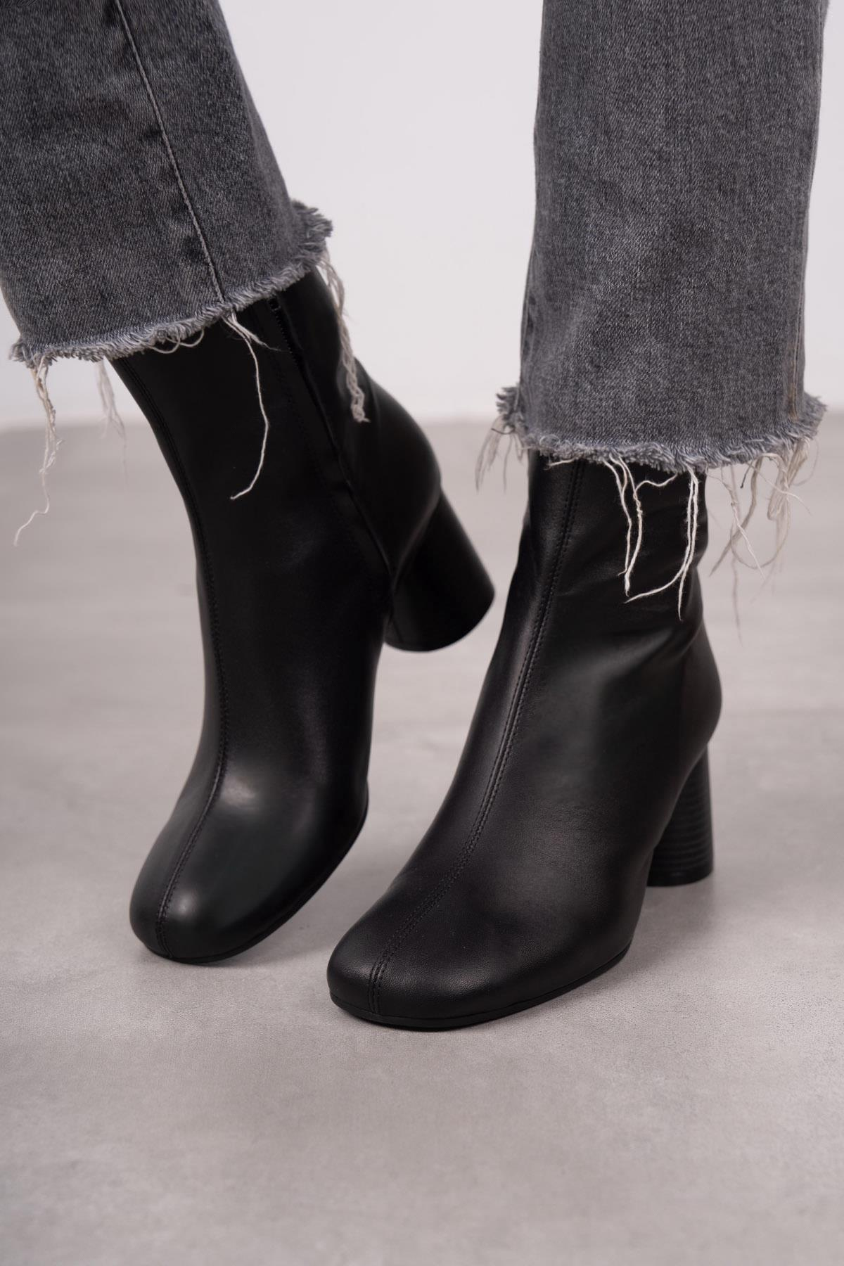 SOHO SİYAH DERİ BOT SİYAH DERİ