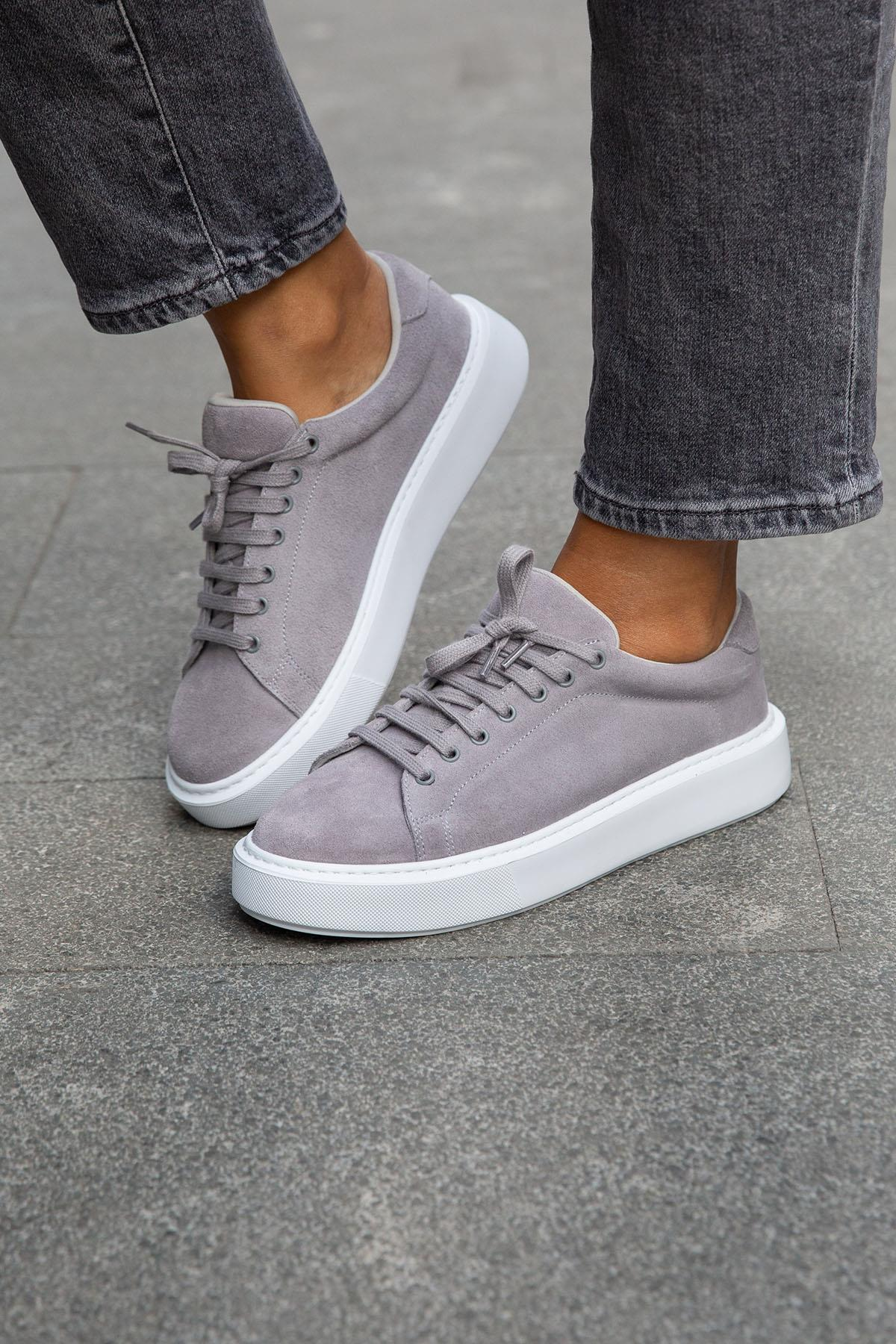 WAY GRİ SÜET SNEAKER GRİ