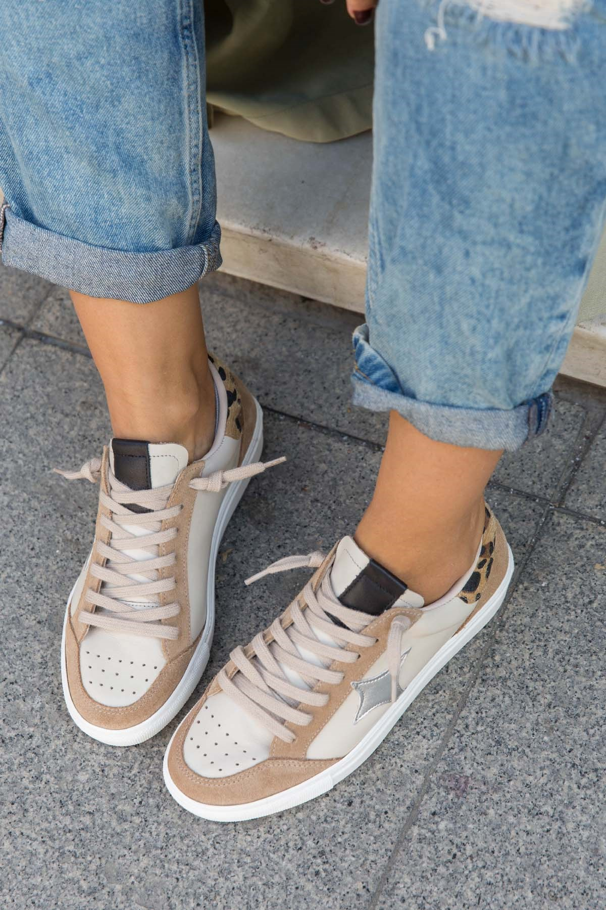 WENDY BEJ SÜET SNEAKER BEJ