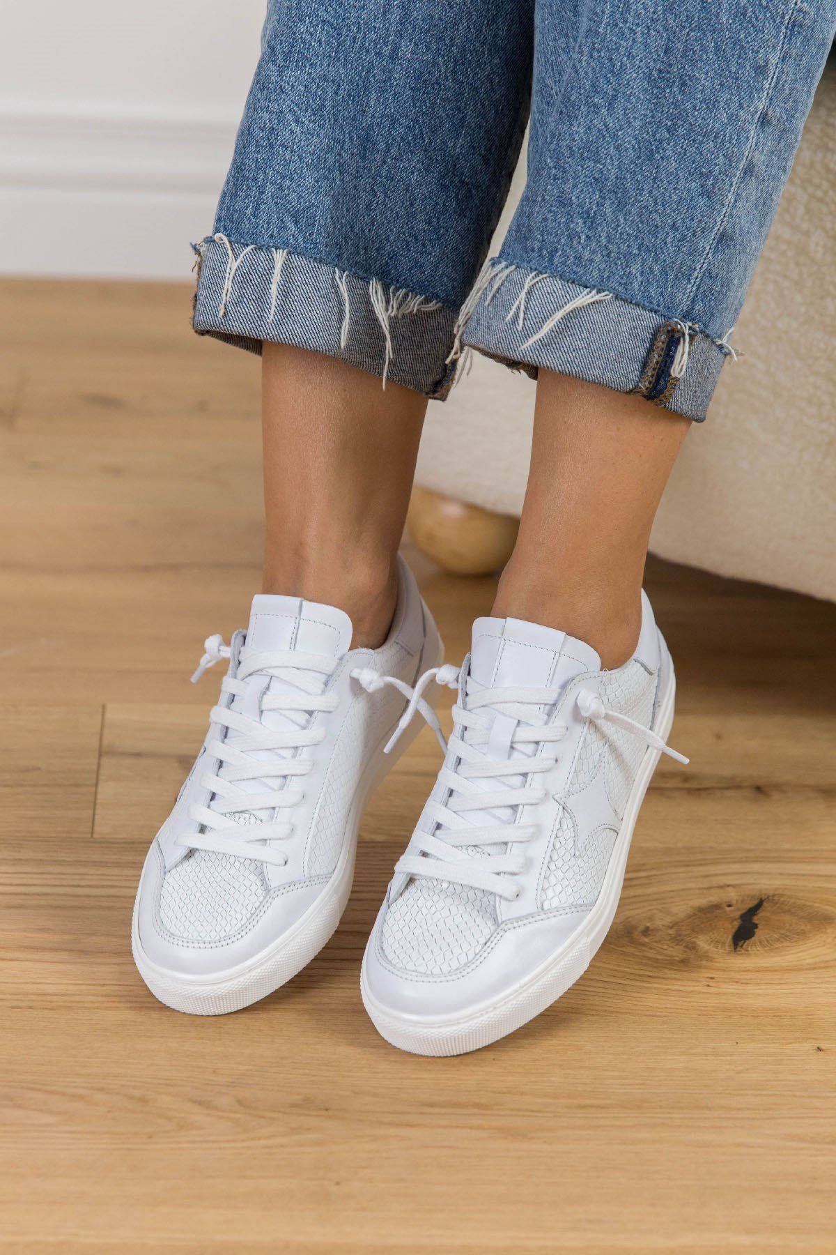 WENDY BEYAZ KROK SNEAKER BEYAZ