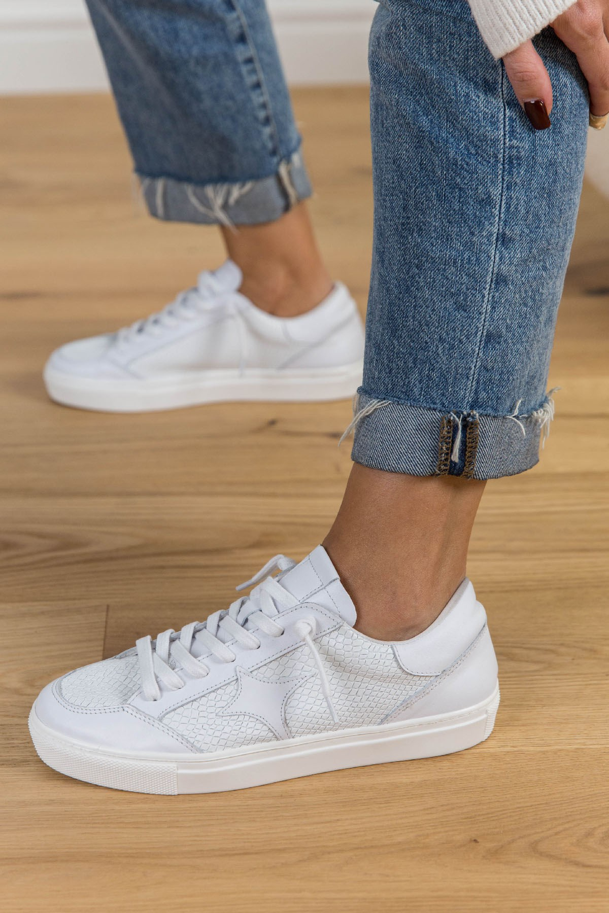 WENDY BEYAZ KROK SNEAKER BEYAZ