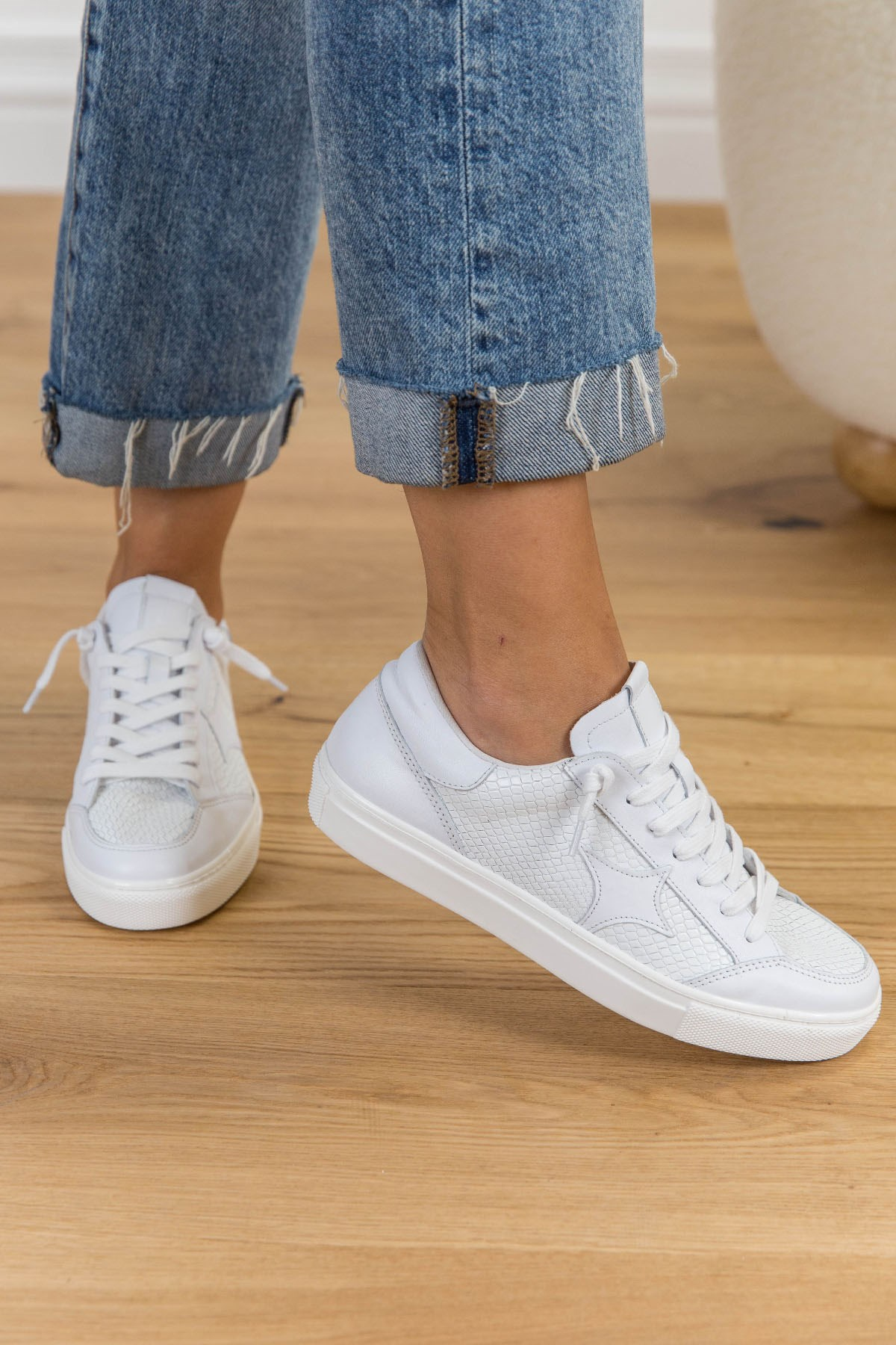 WENDY BEYAZ KROK SNEAKER BEYAZ