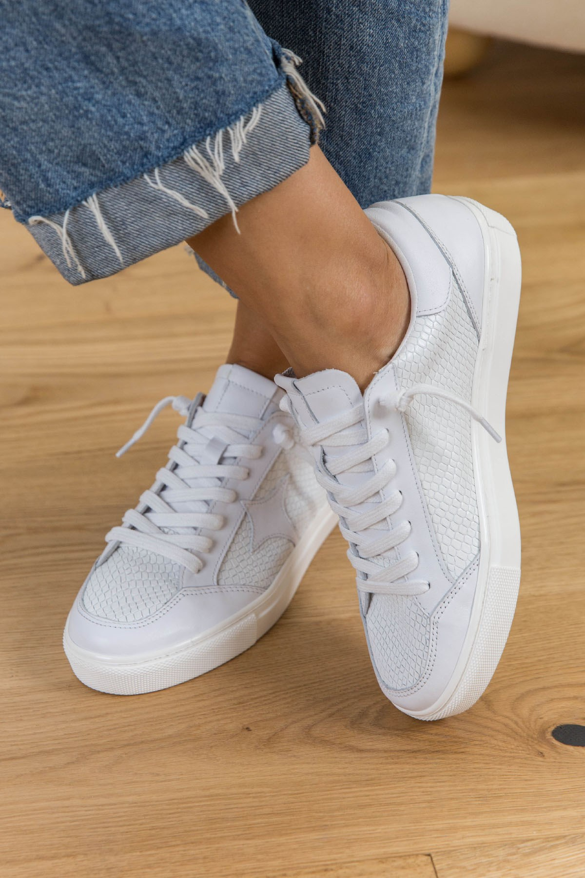 WENDY BEYAZ KROK SNEAKER BEYAZ