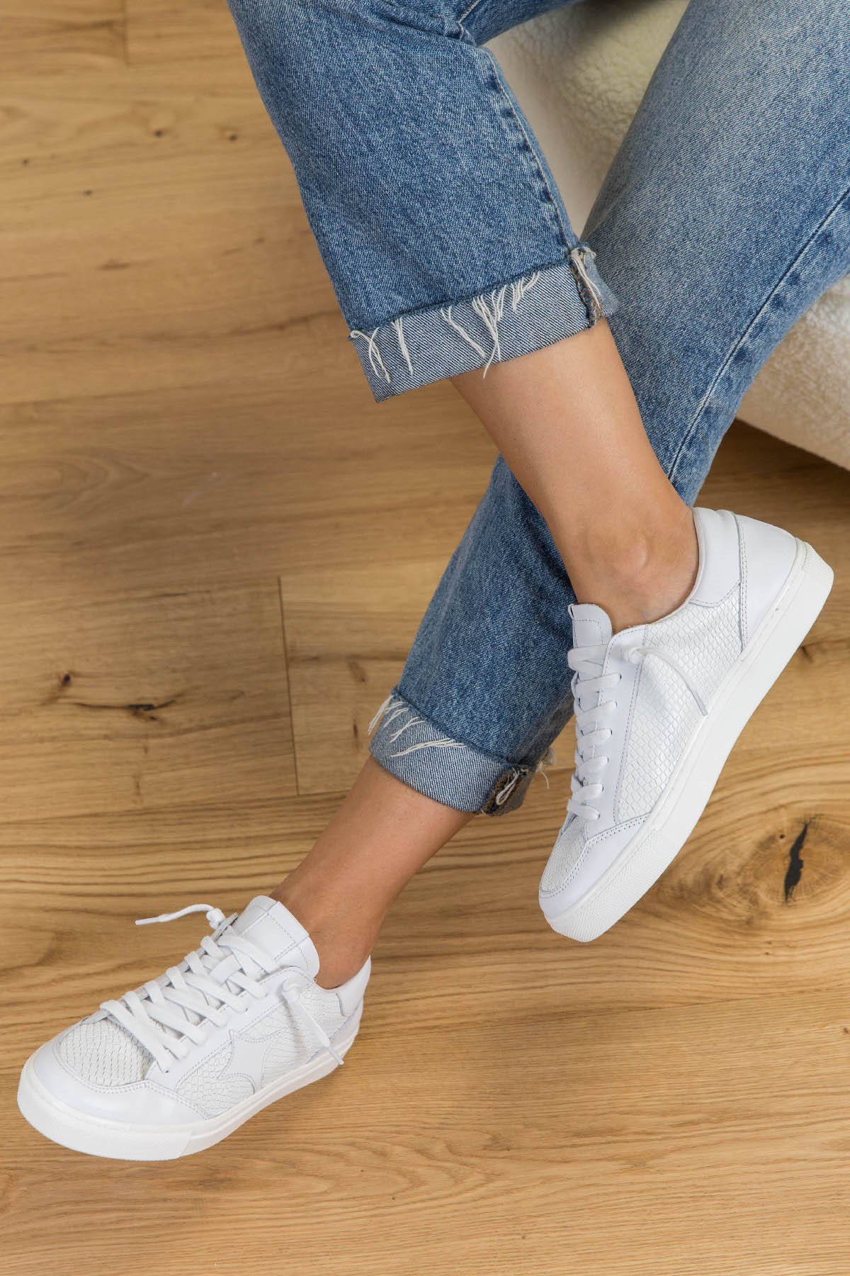 WENDY BEYAZ KROK SNEAKER BEYAZ