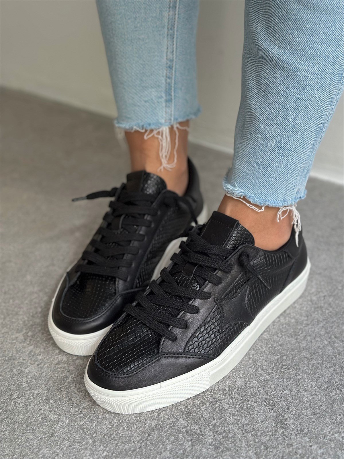 WENDY SİYAH KROK SNEAKER SİYAH