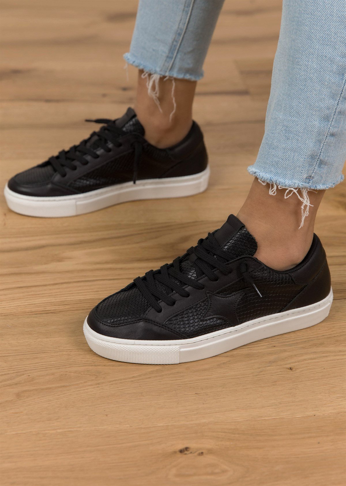 WENDY SİYAH KROK SNEAKER SİYAH