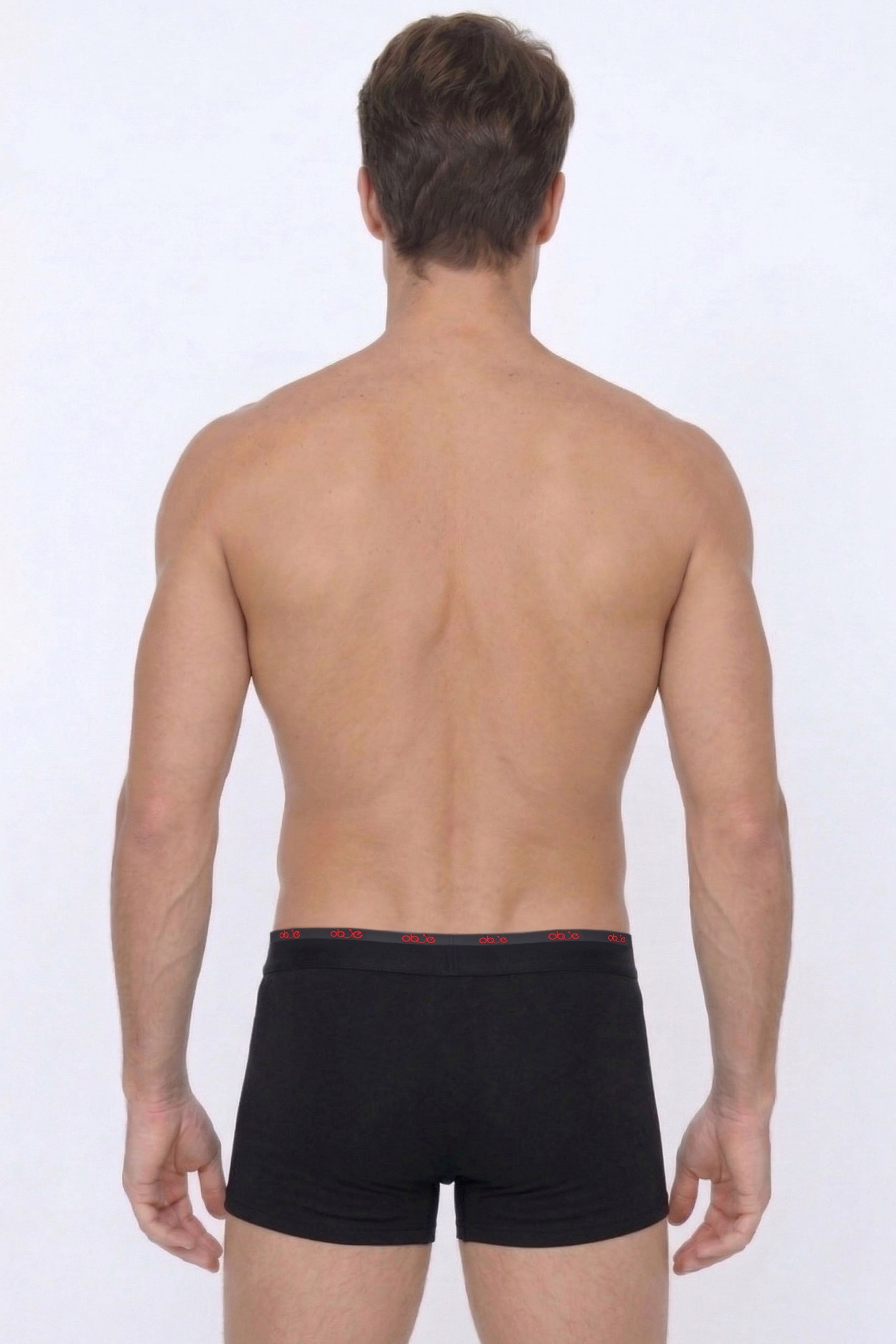  Erkek Siyah Penye Modal Boxer