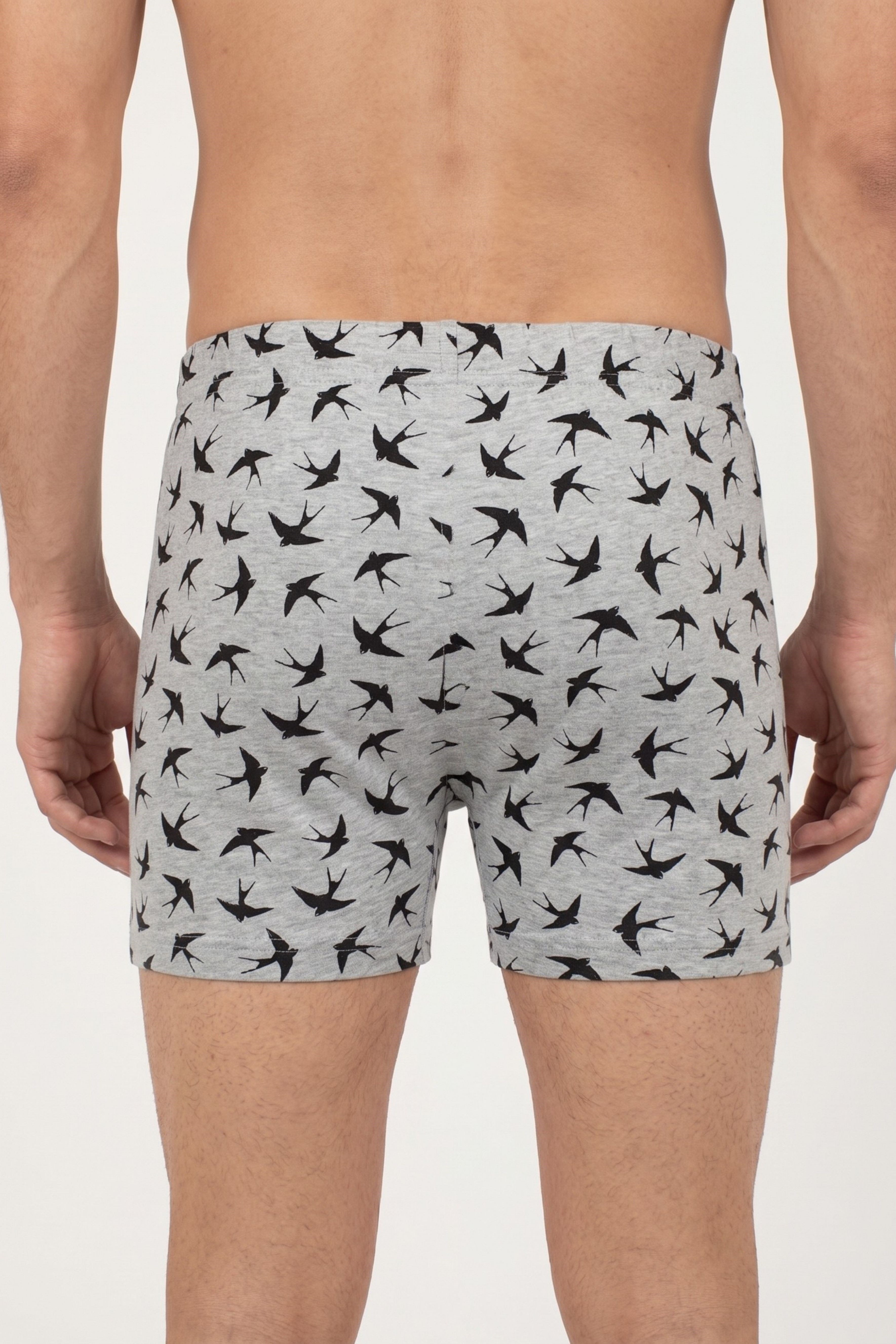 Erkek Baskılı Penye Boxer