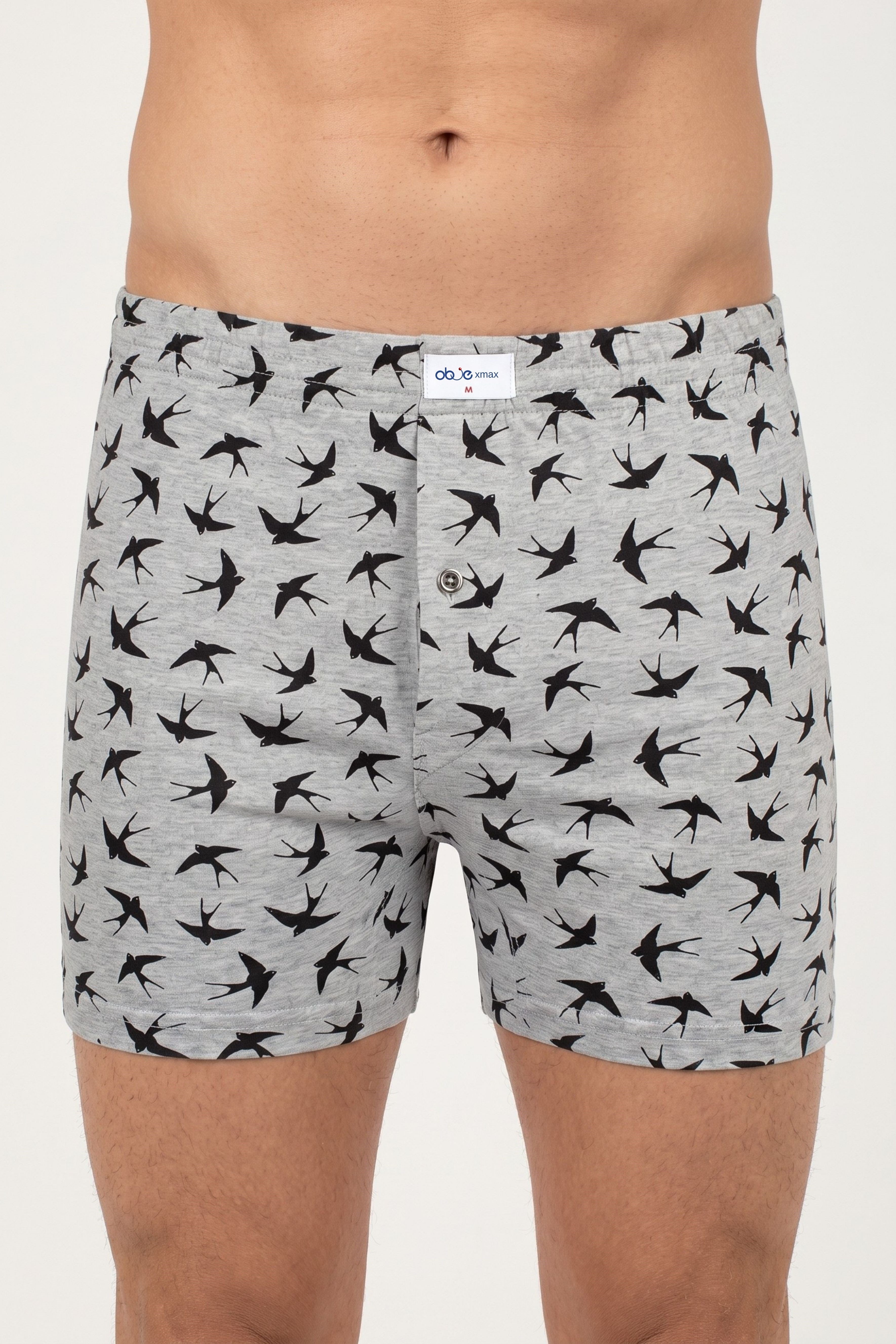 Erkek Baskılı Penye Boxer