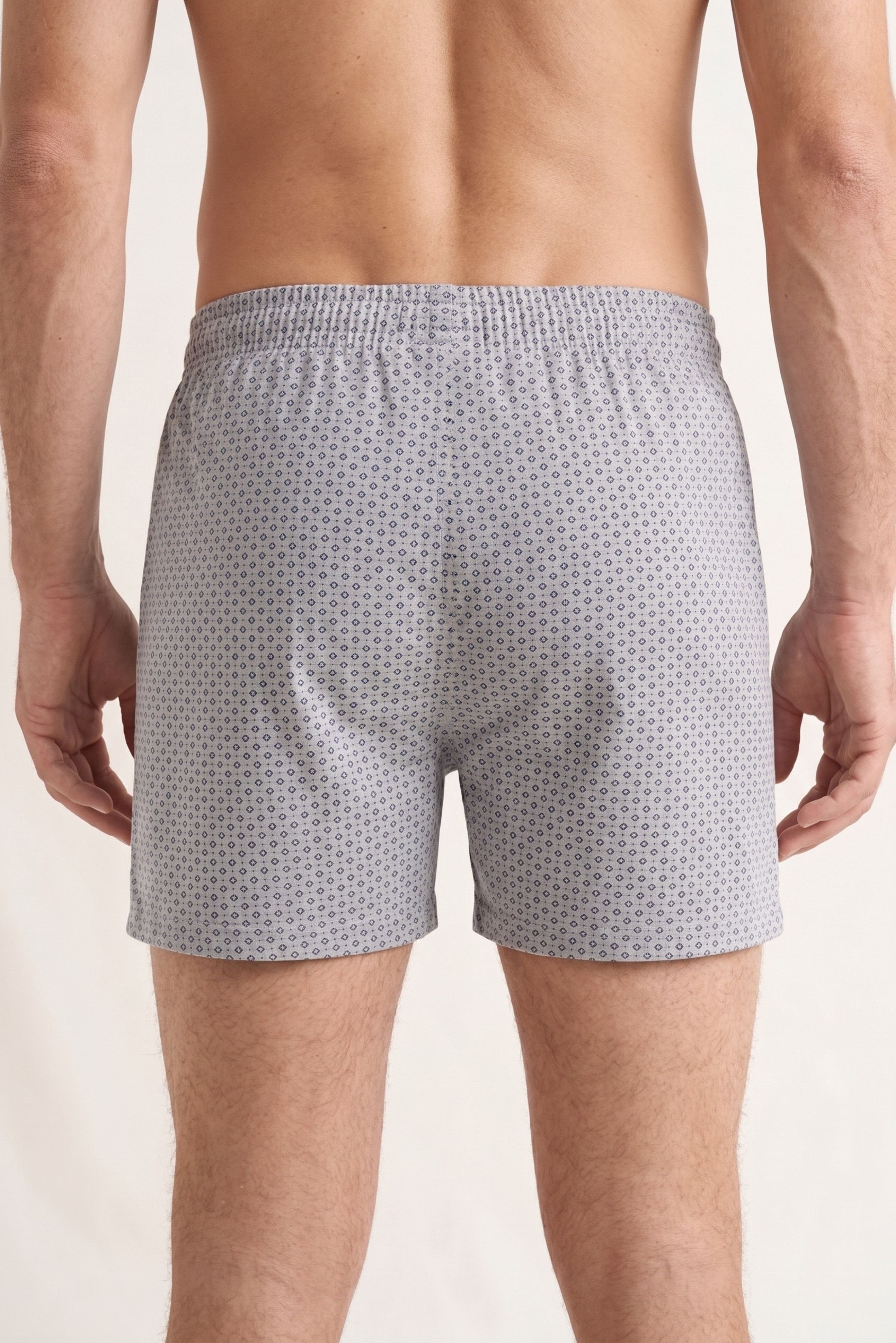 Erkek Baskılı Penye Boxer