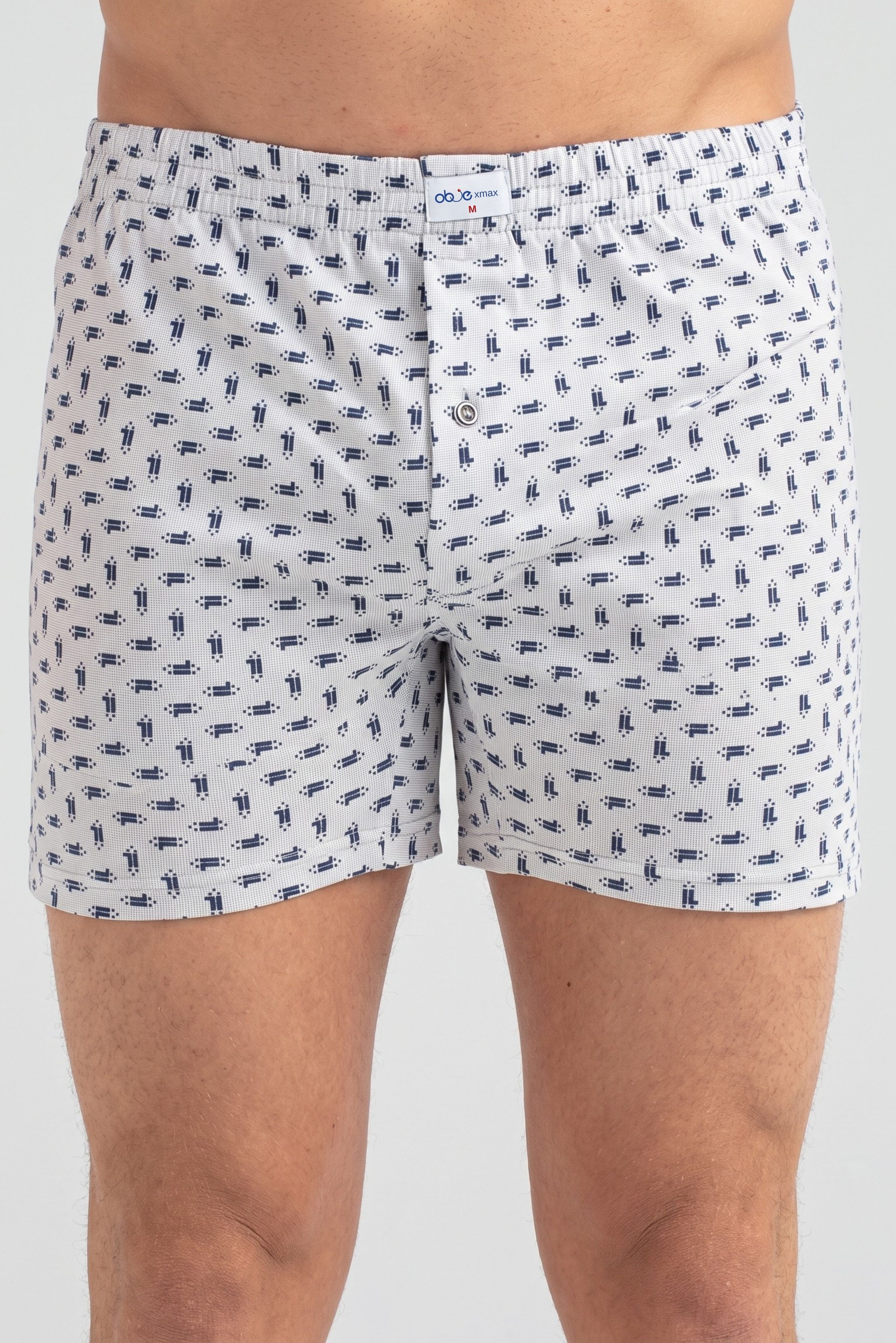 Erkek Baskılı Penye Boxer
