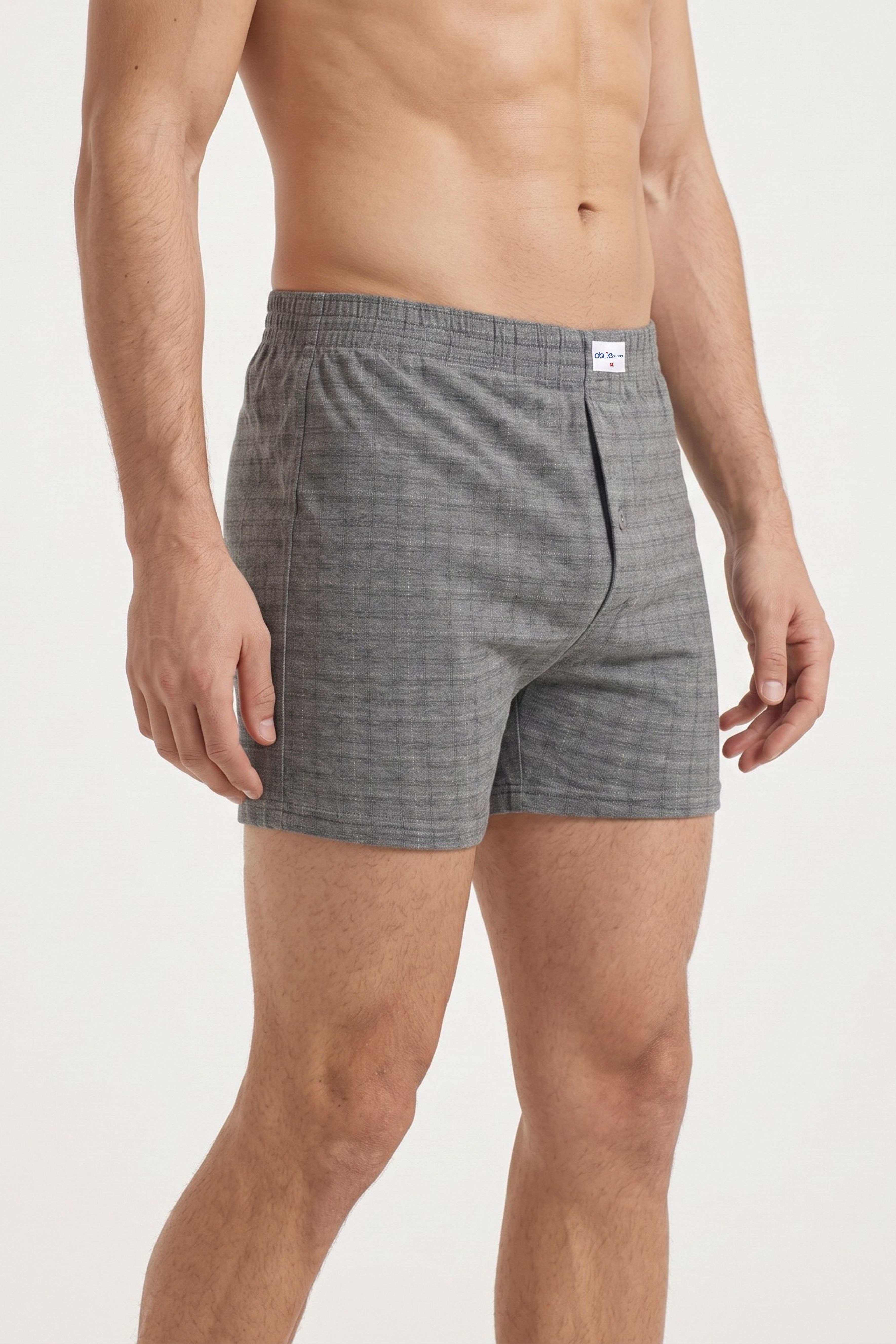 Erkek Baskılı Penye Boxer