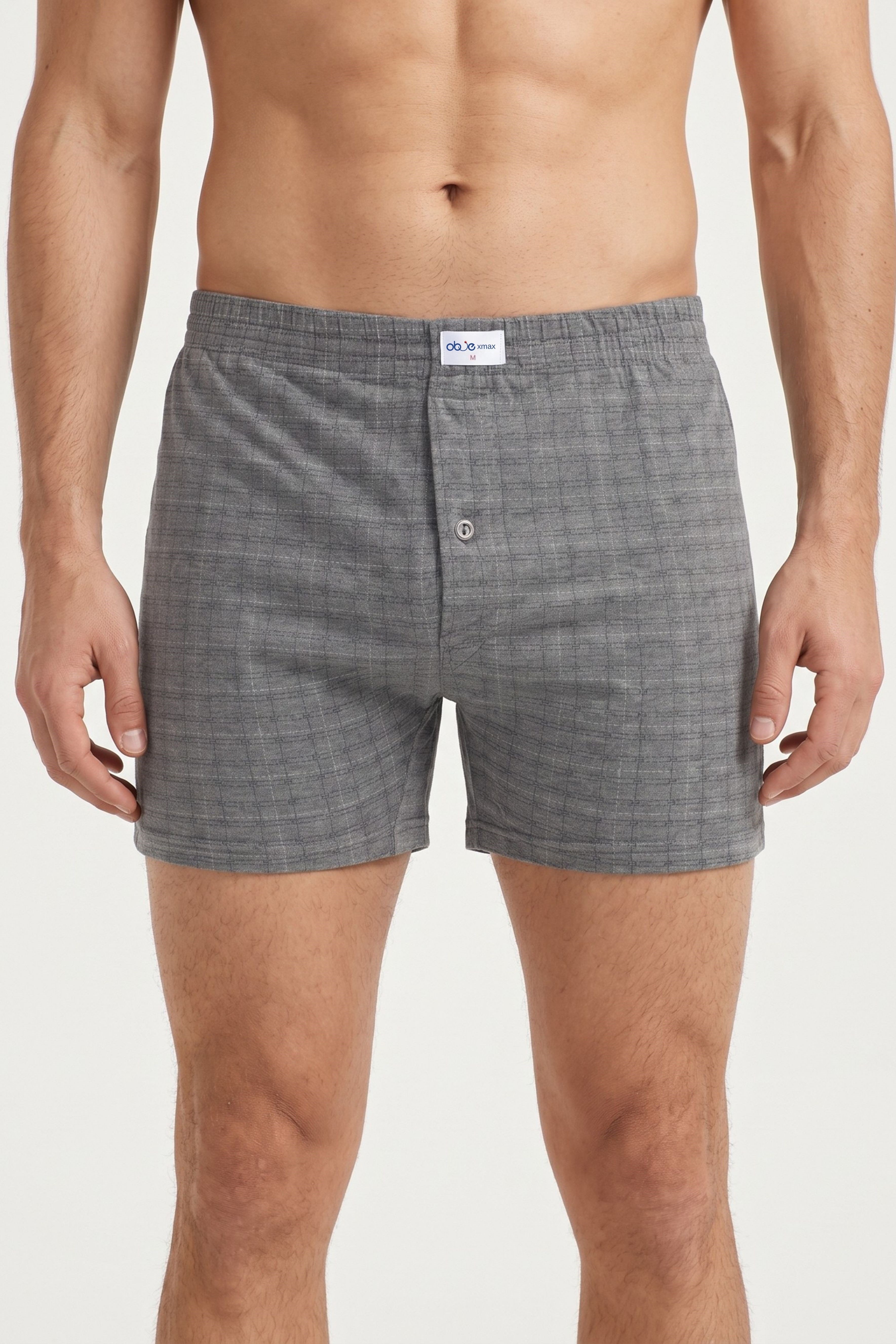 Erkek Baskılı Penye Boxer