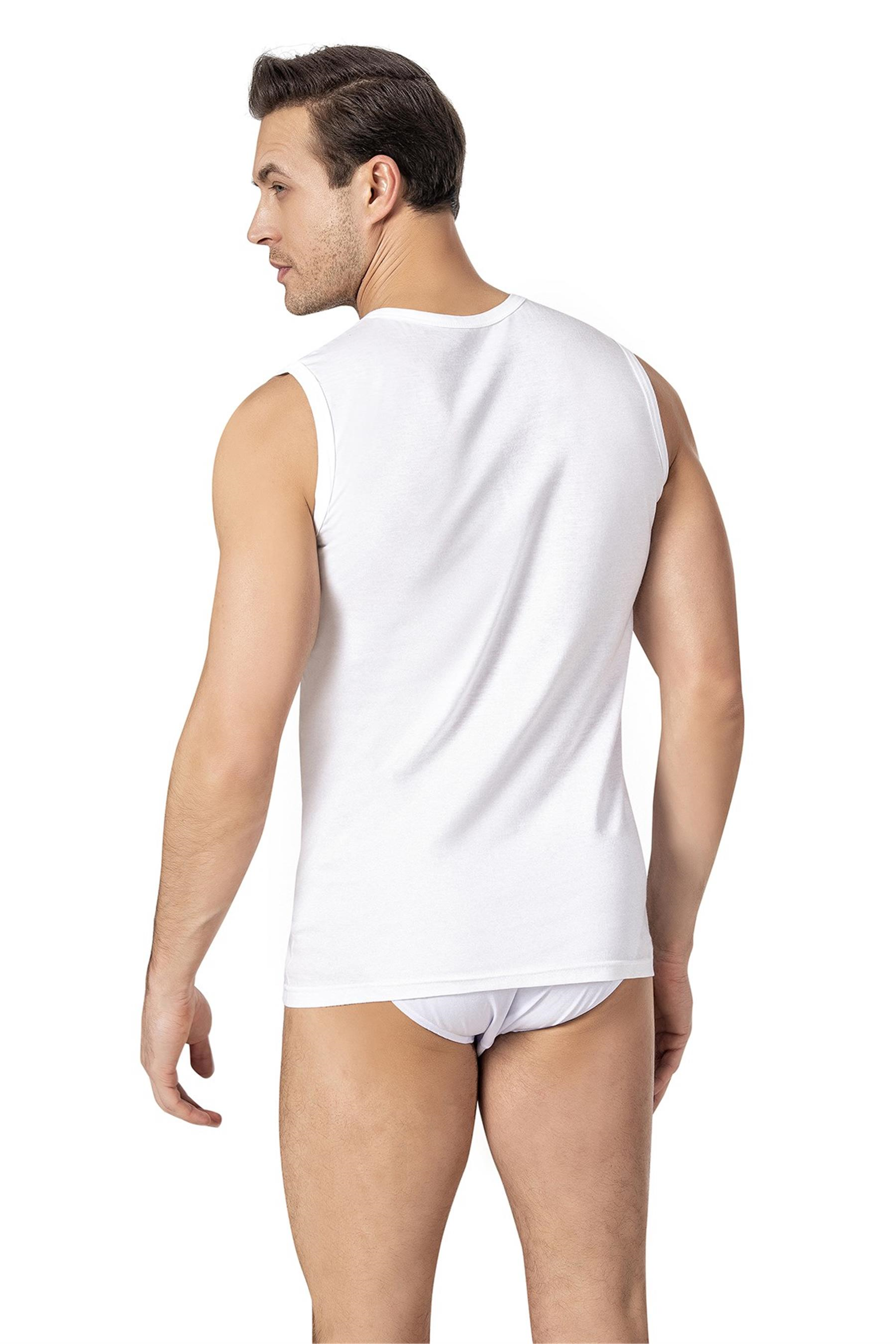 Erkek Beyaz Runner Cotton Slip