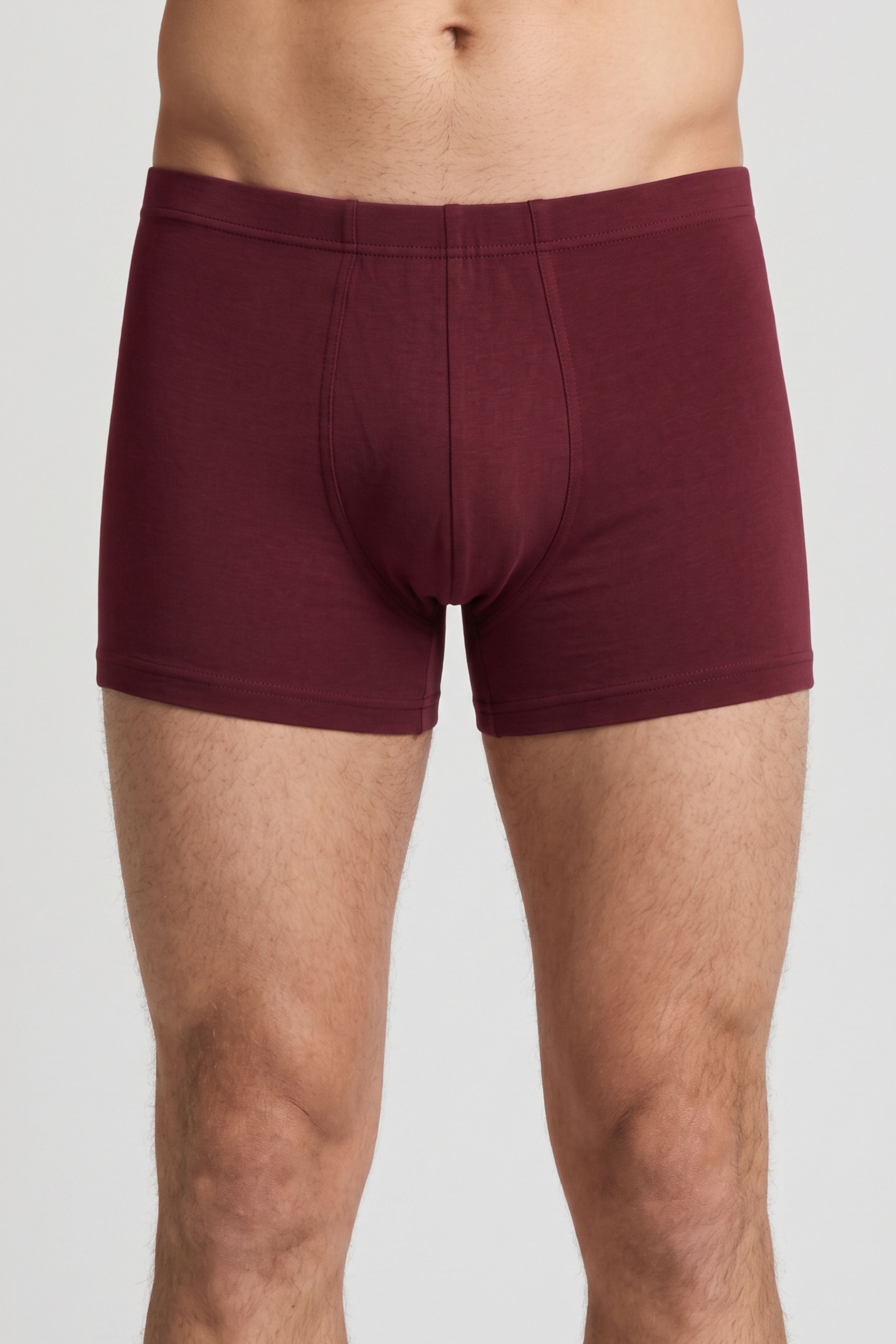 Erkek Bordo Cotton Runner Boxer