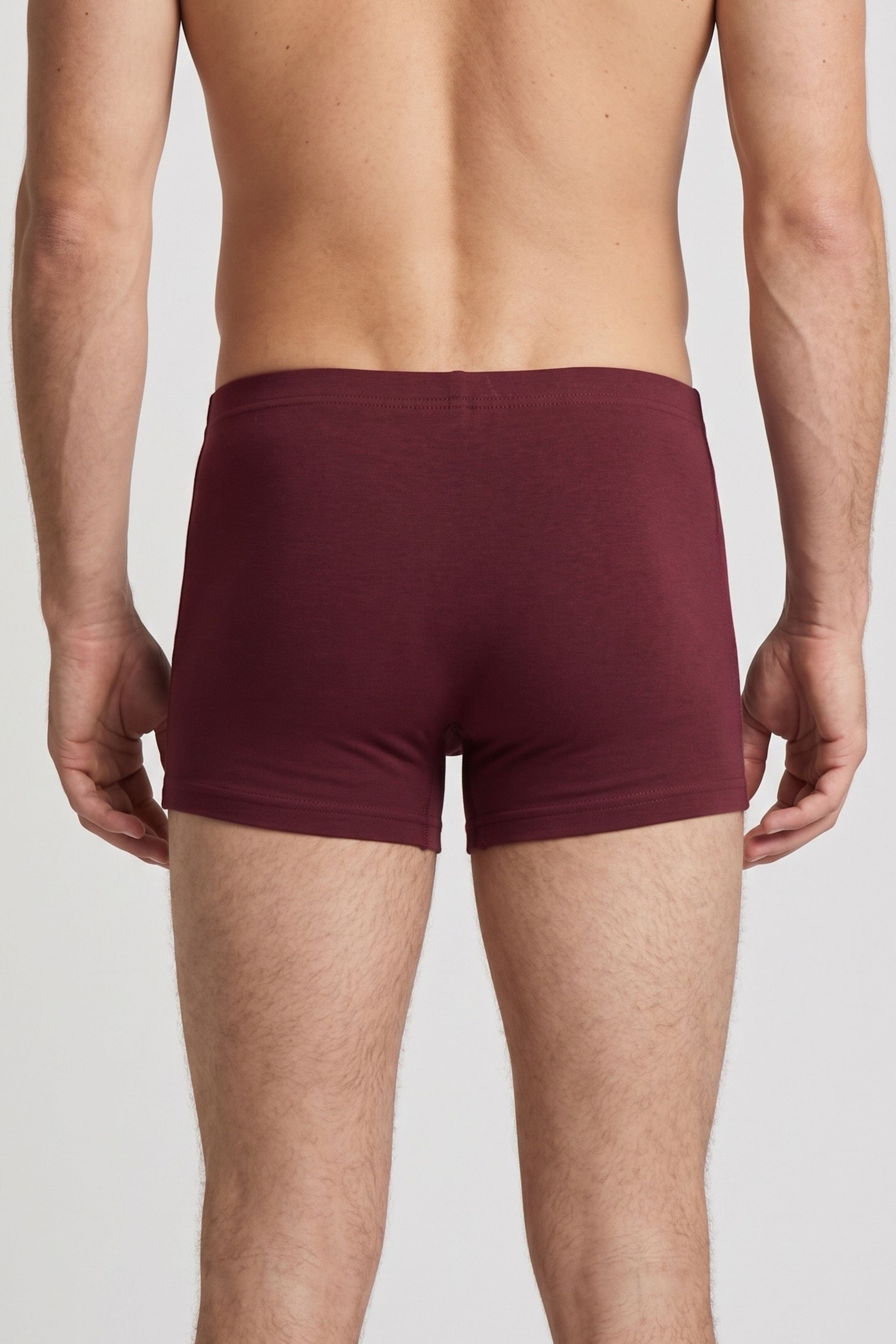 Erkek Bordo Cotton Runner Boxer