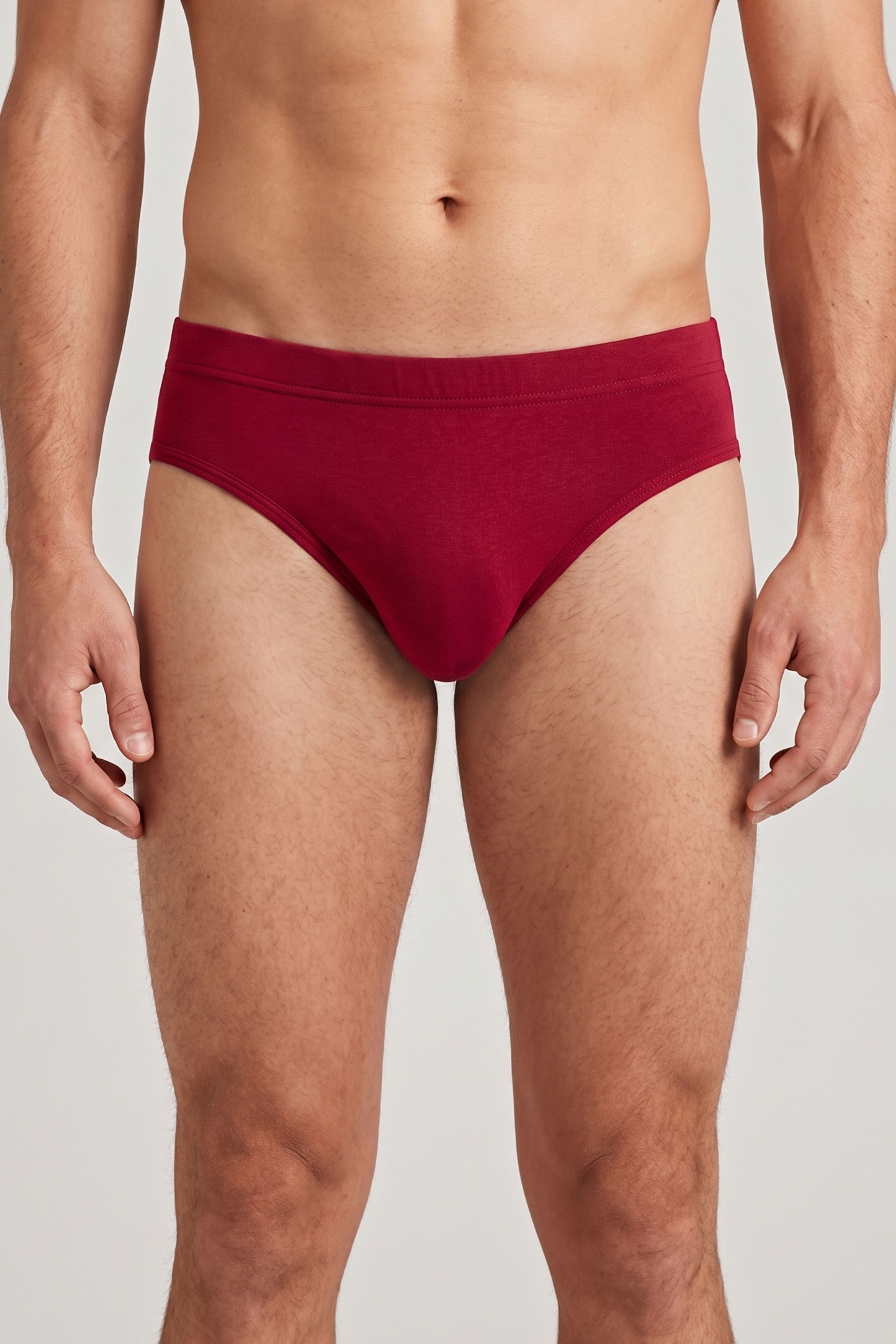 Erkek Bordo Runner Cotton Slip