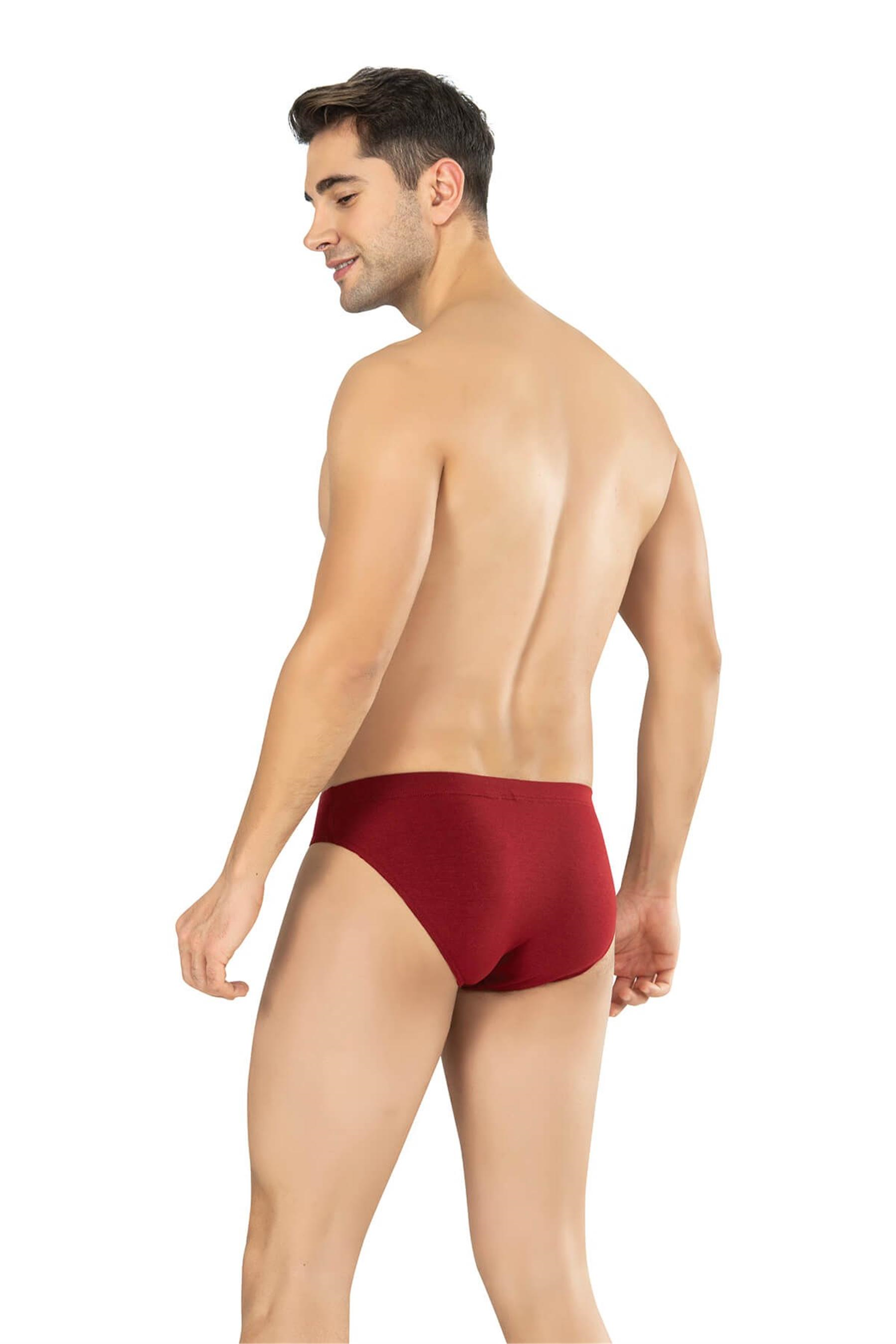 Erkek Bordo Runner Cotton Slip