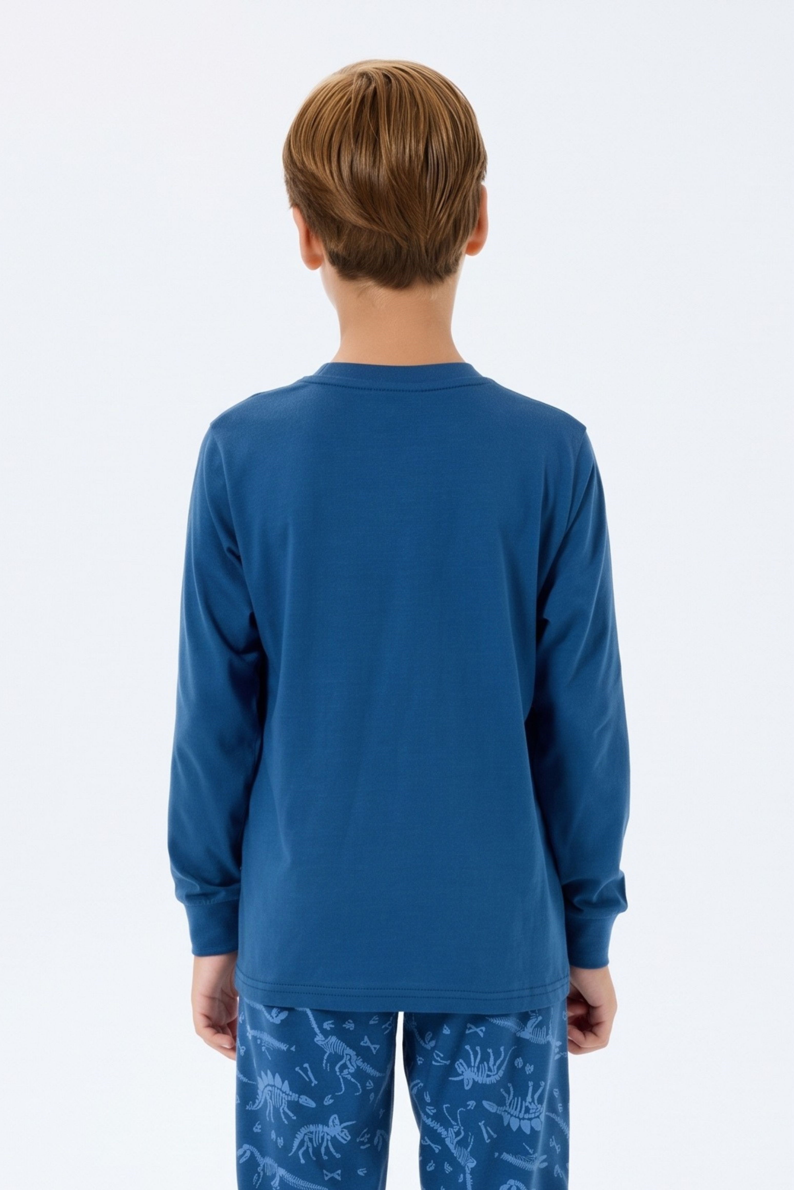 Erkek Çocuk Koyu İndigo Pijama Üstü