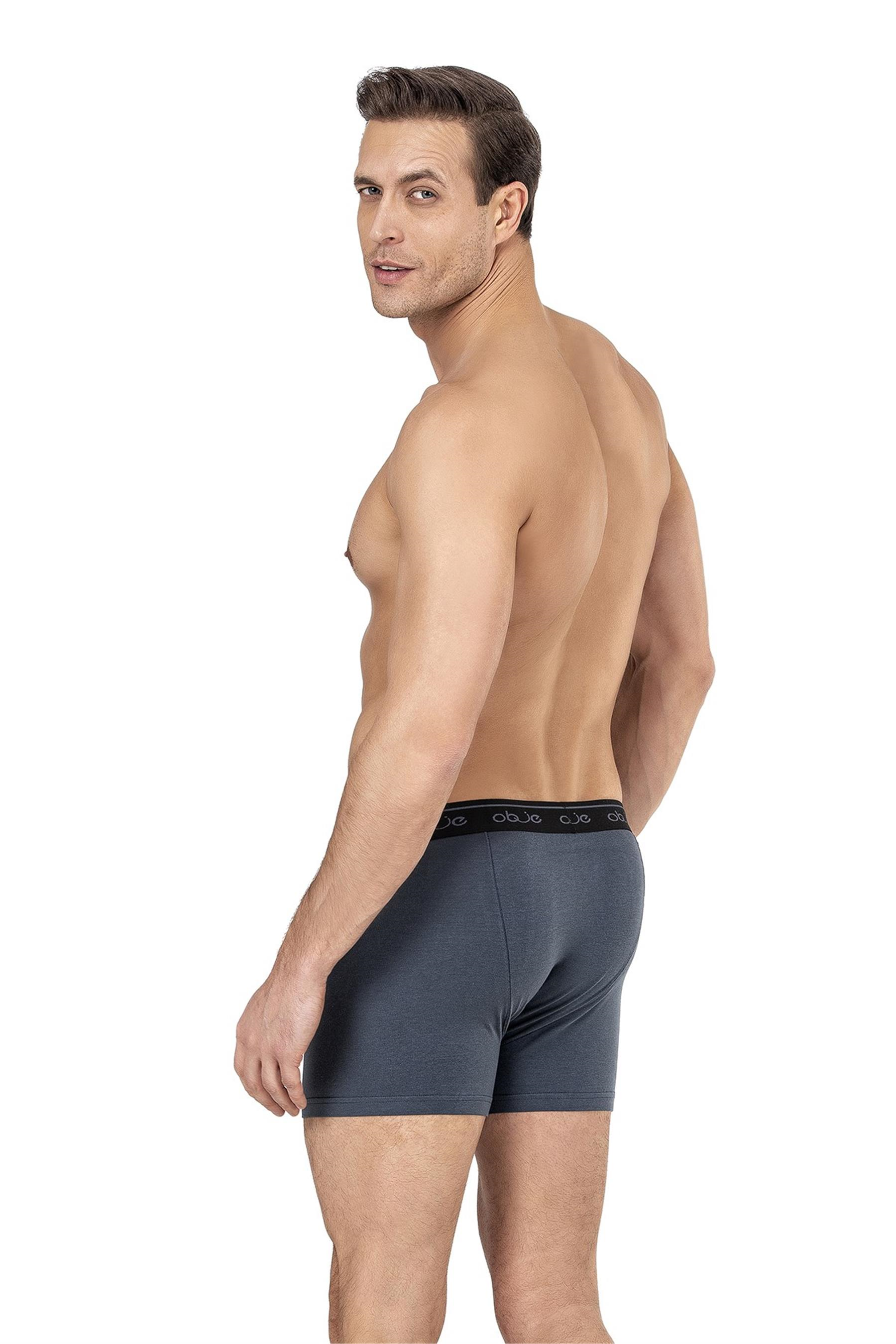 Erkek Füme Penye Modal Boxer