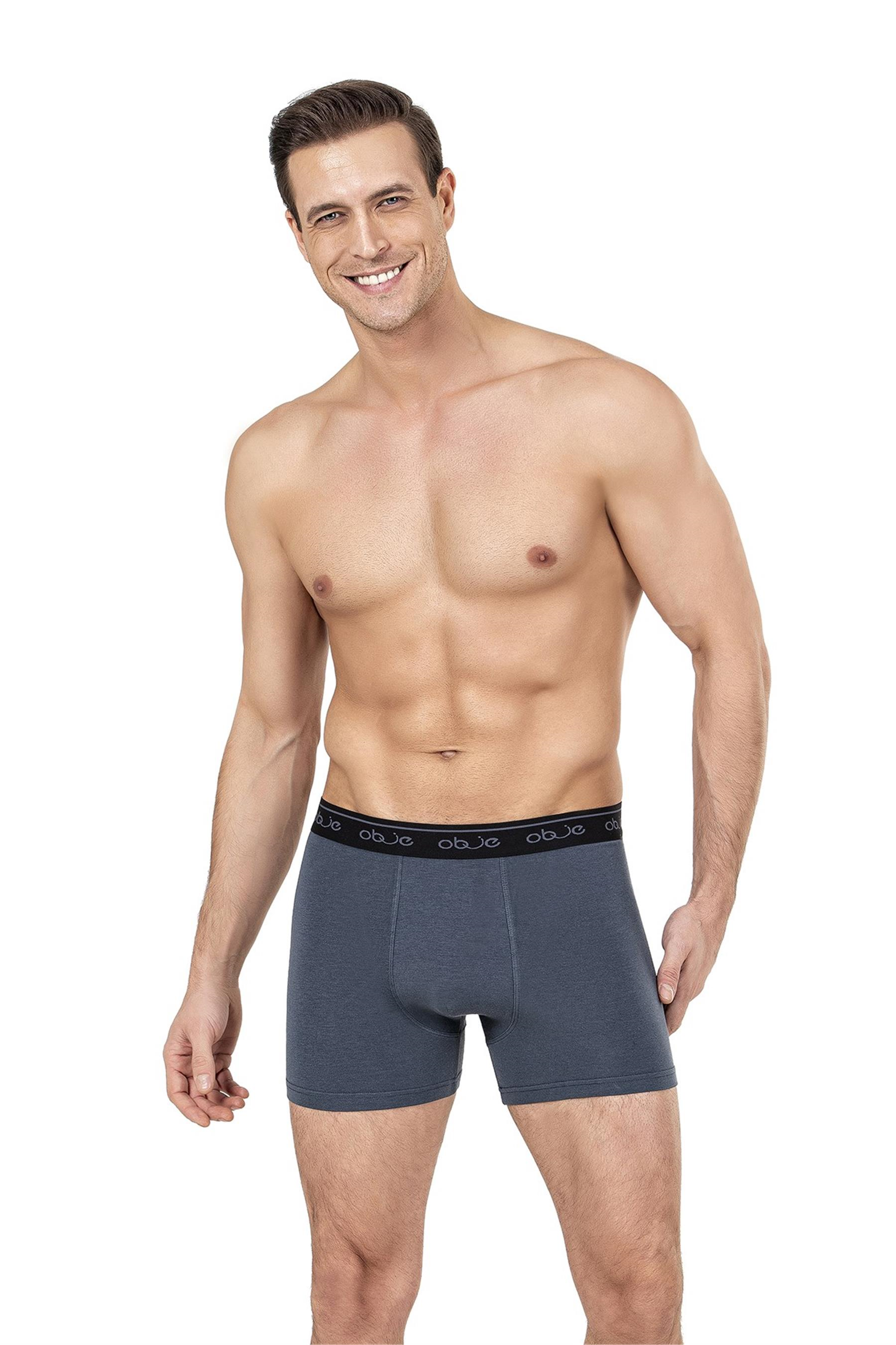Erkek Füme Penye Modal Boxer
