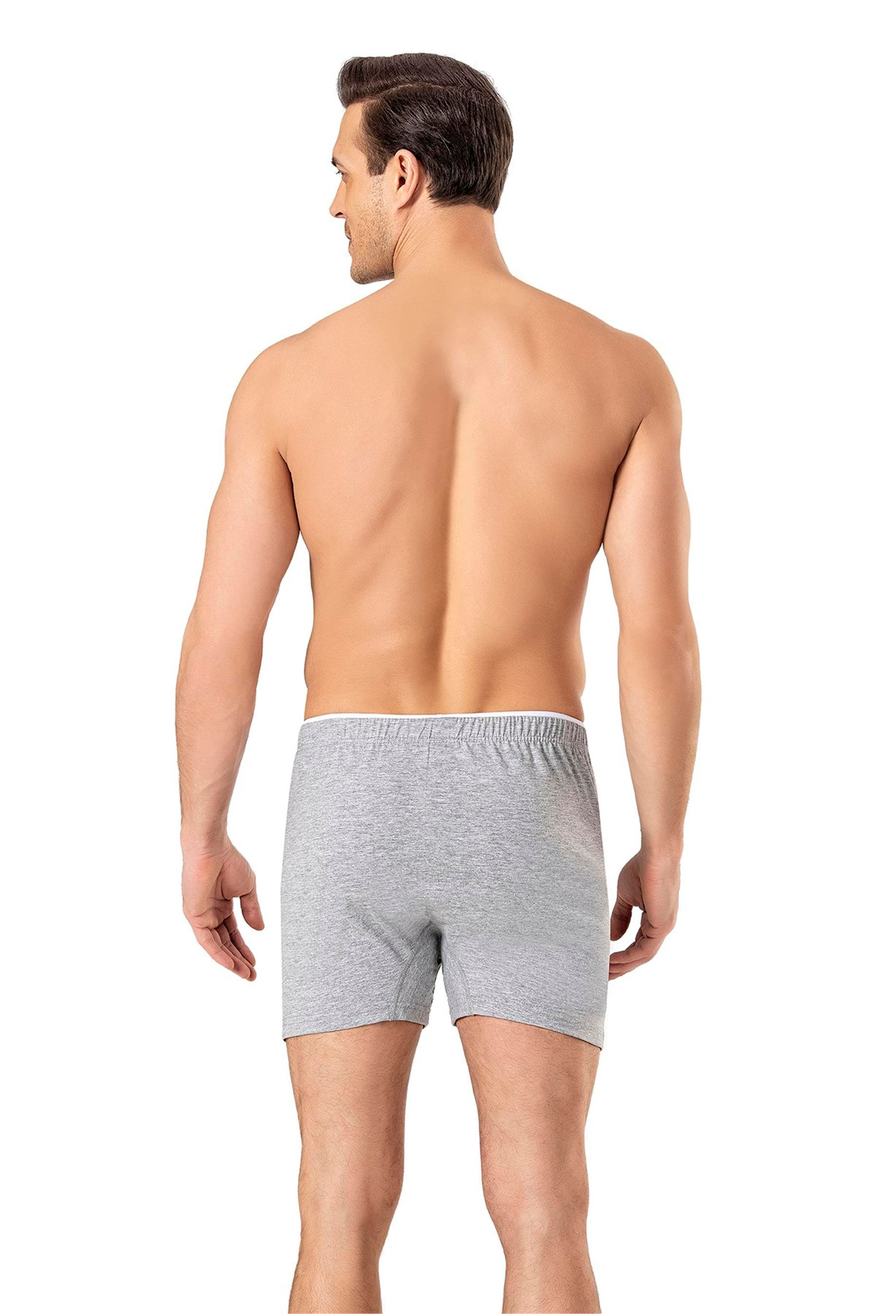 Erkek Gri Havlu Bel Boxer