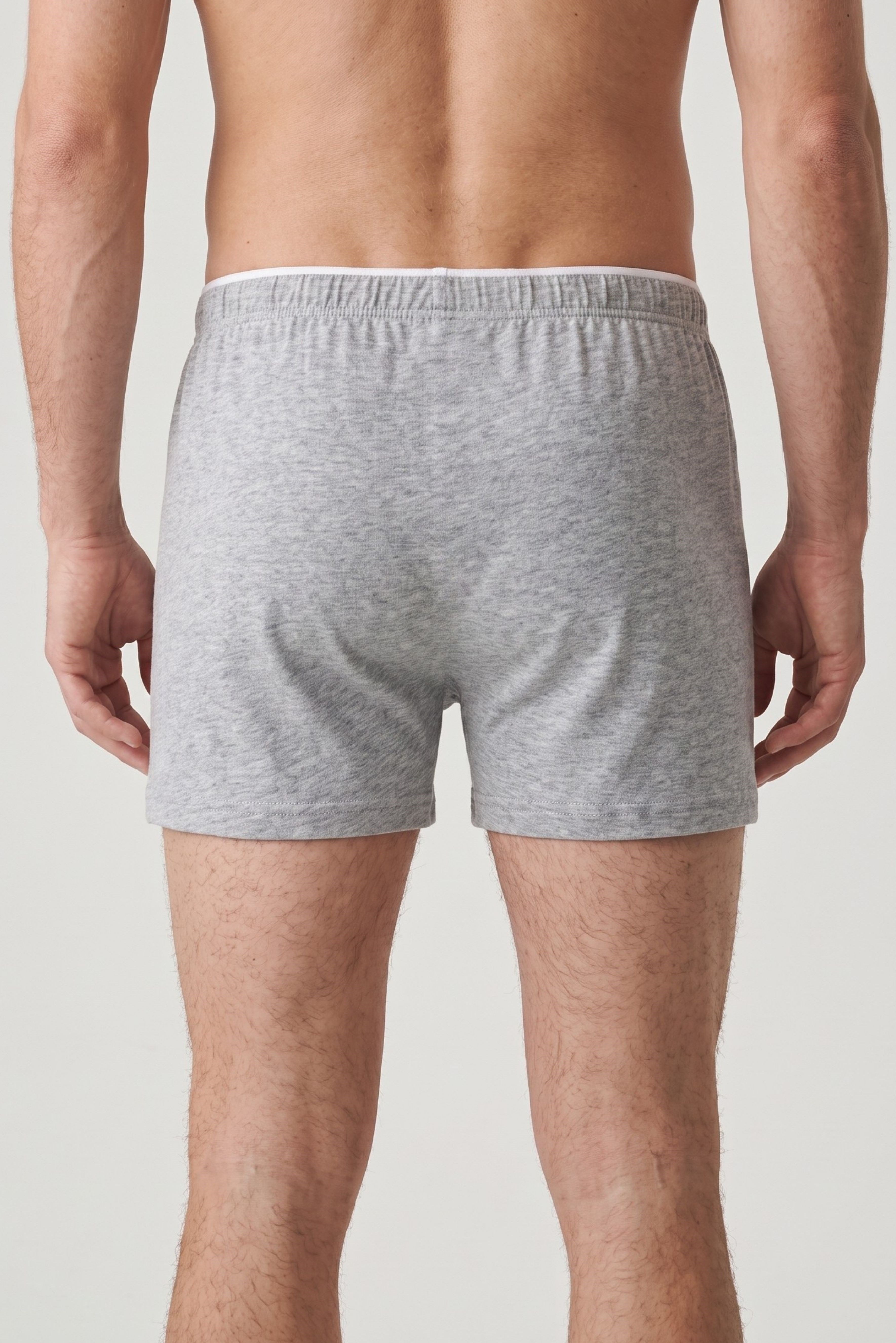 Erkek Gri Havlu Bel Boxer