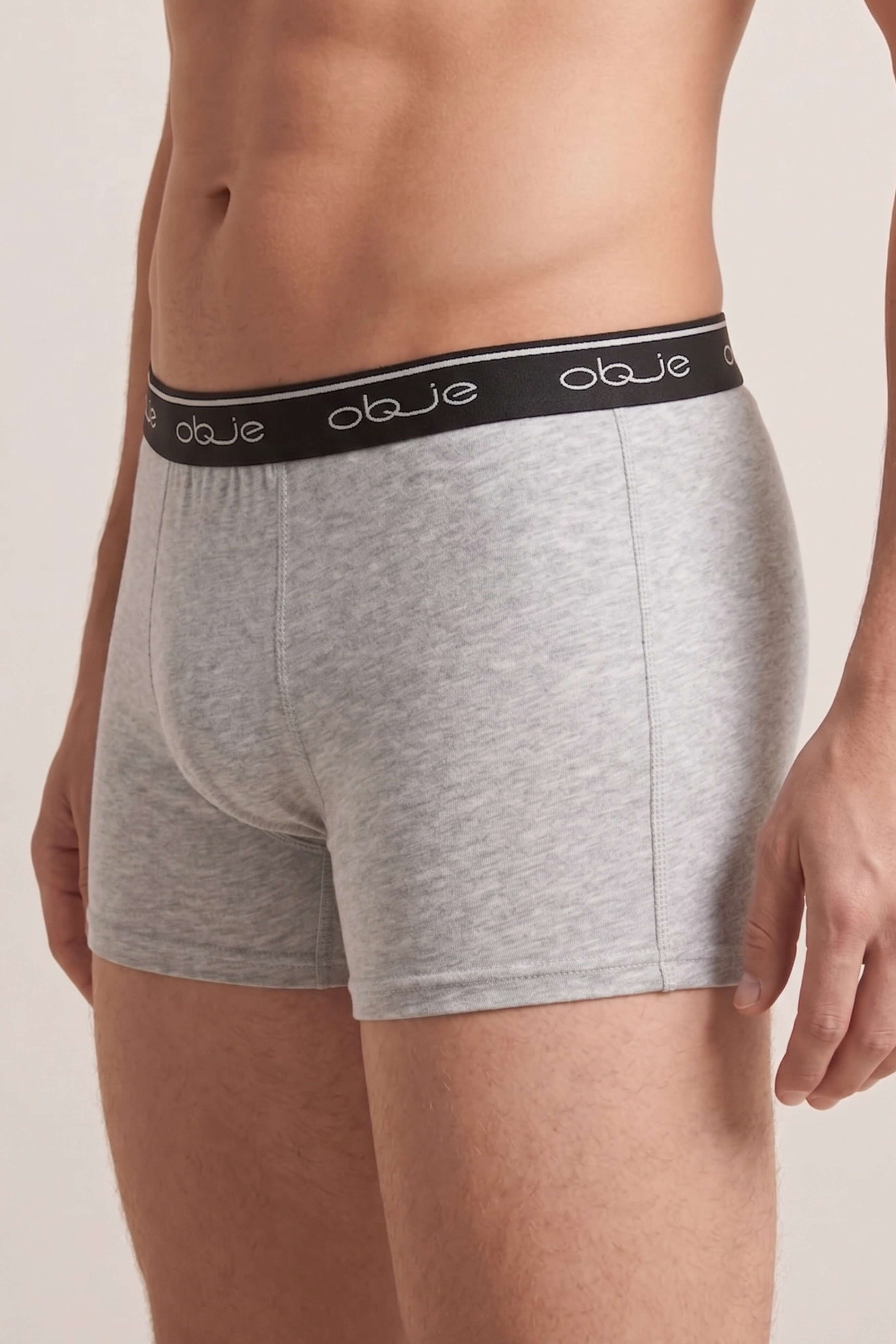 Erkek Gri Penye Modal Boxer