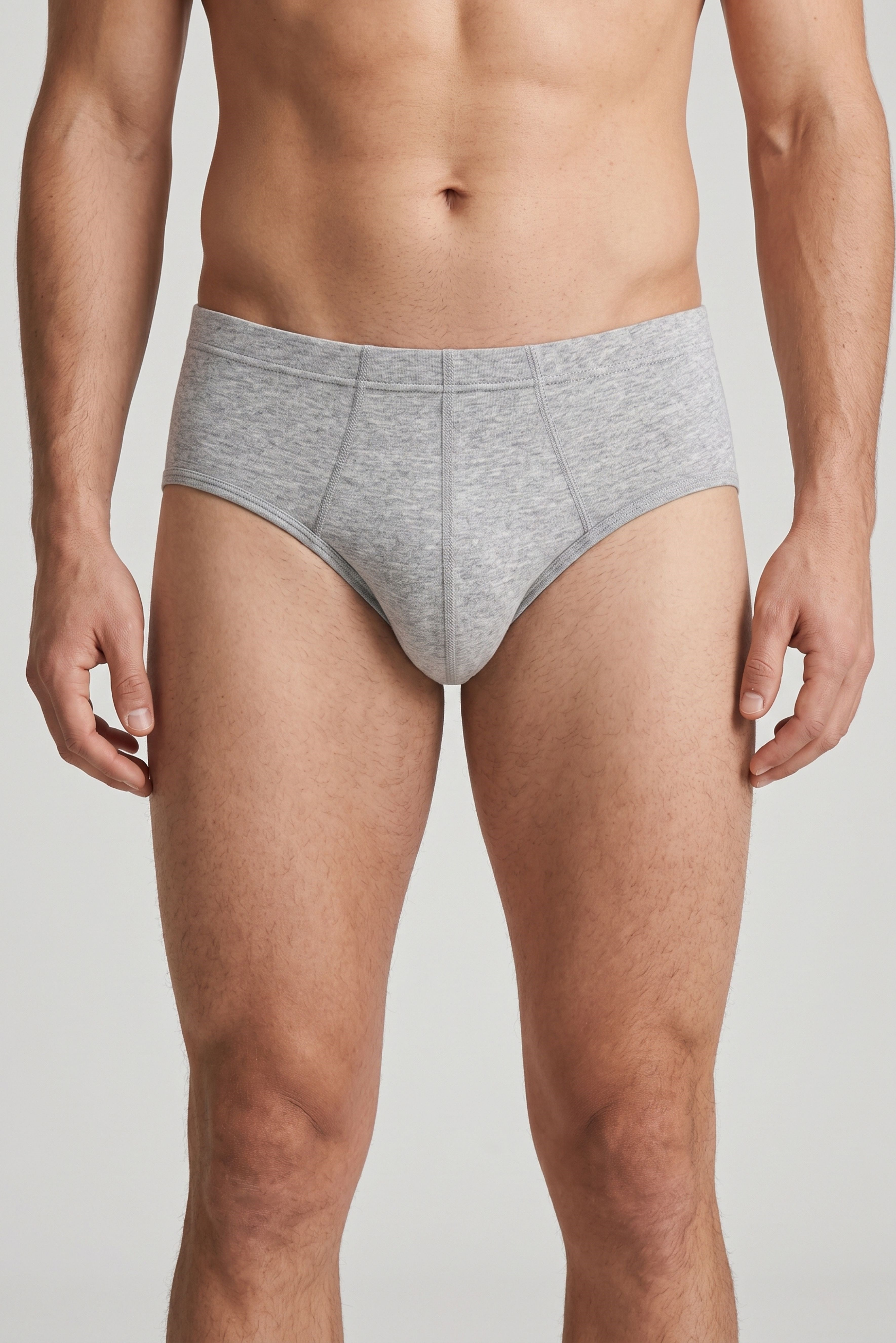 Erkek Gri Penye Slip