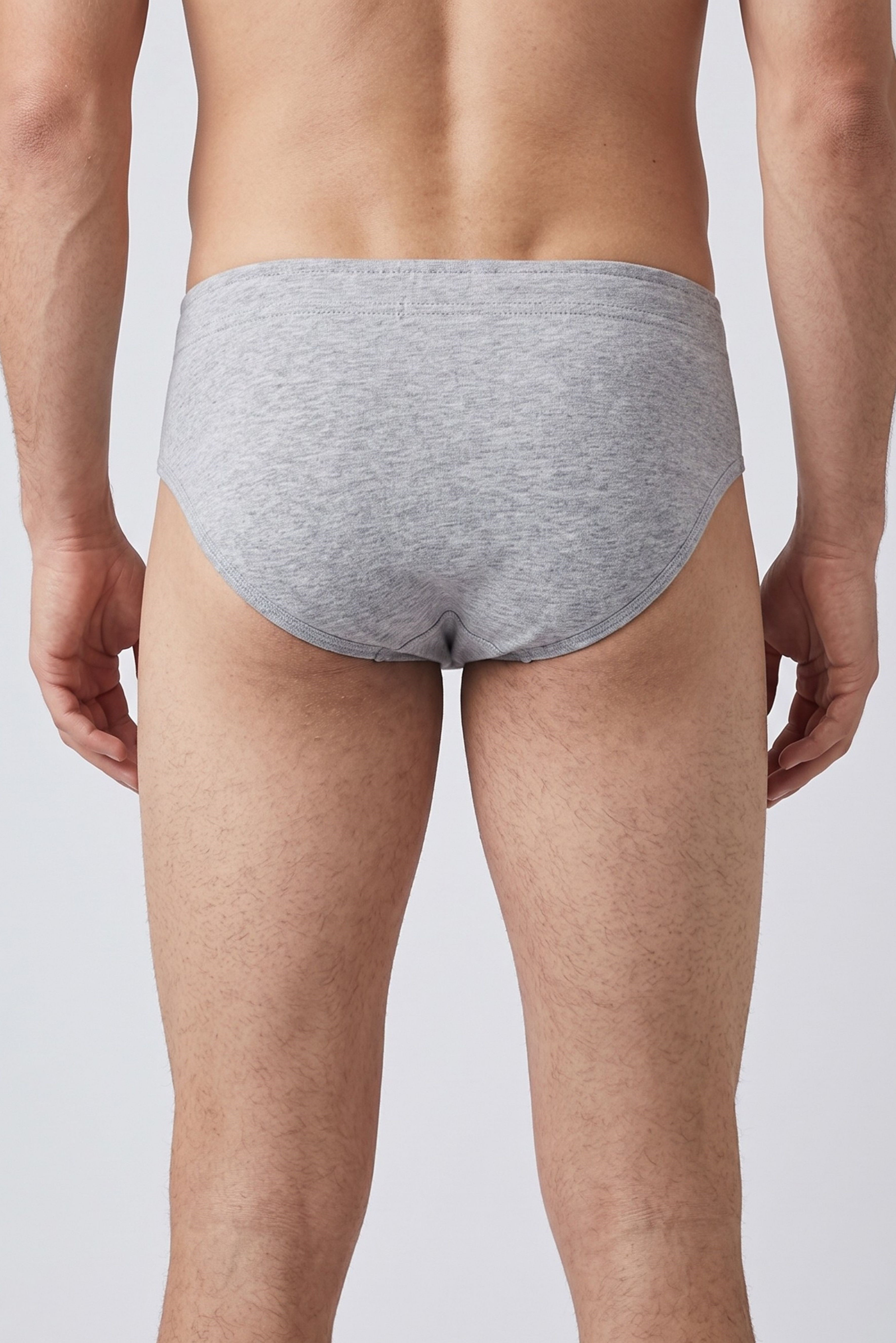 Erkek Gri Penye Spor Slip