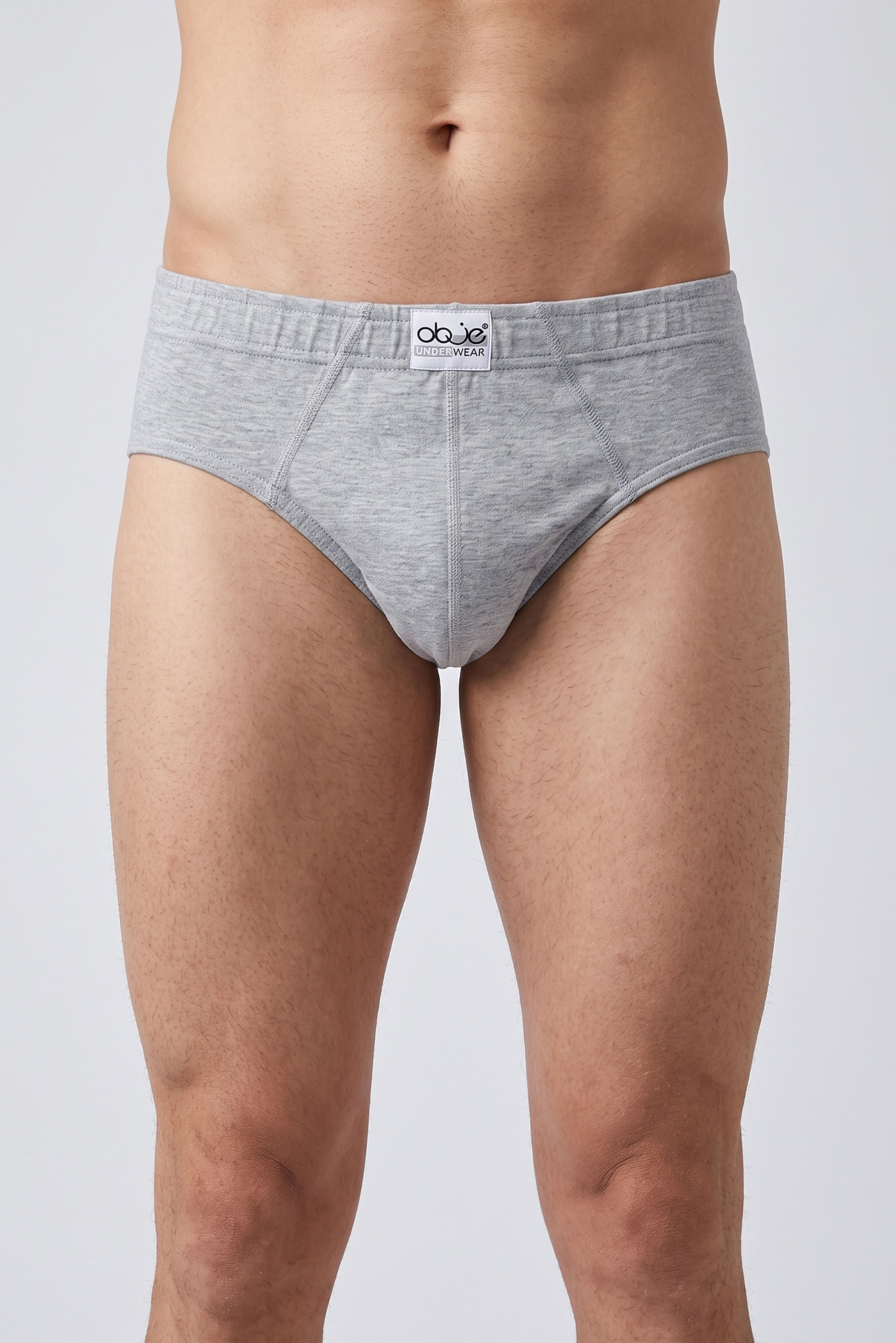 Erkek Gri Penye Spor Slip
