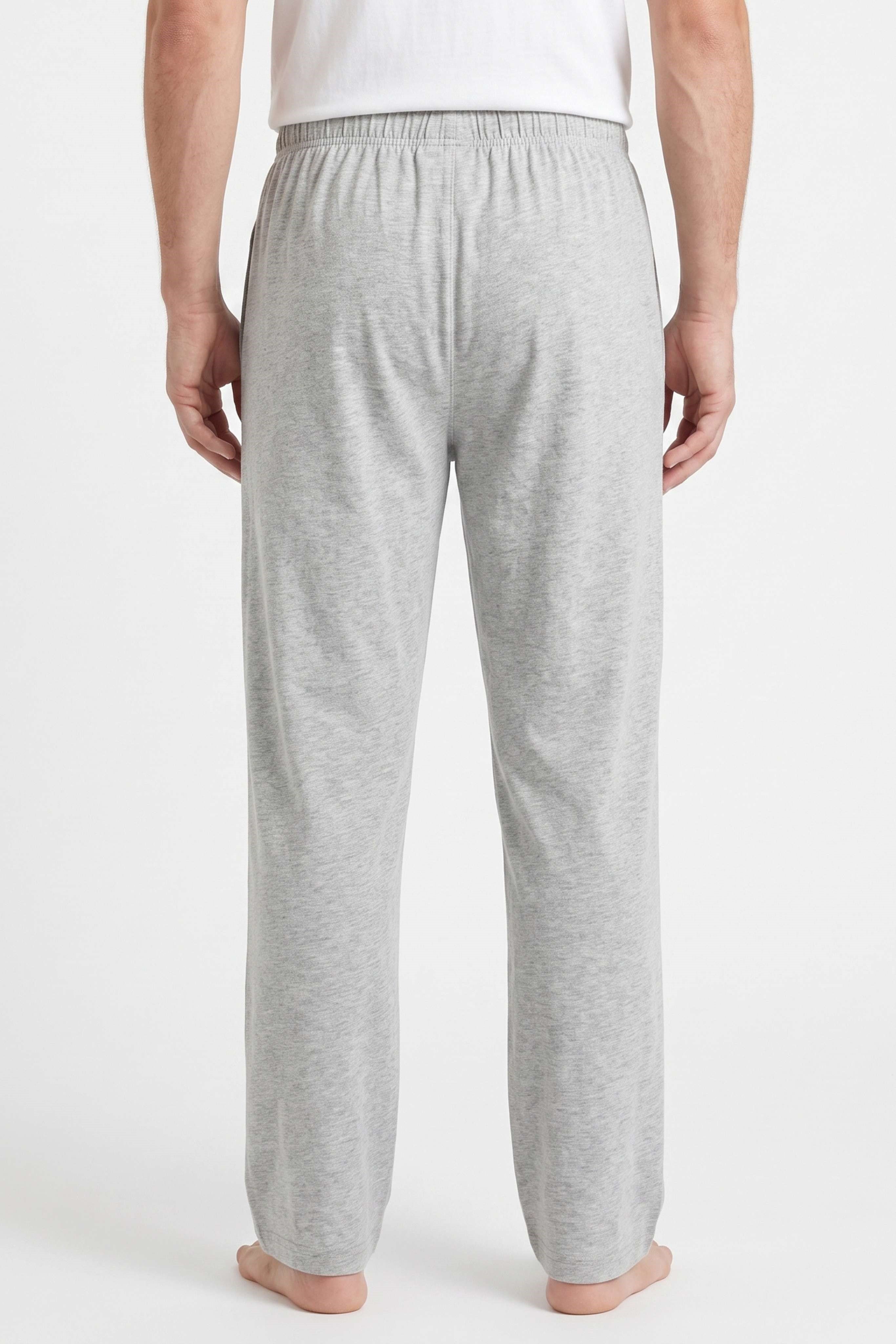Erkek Gri Rahat Kesim Pijama Altı