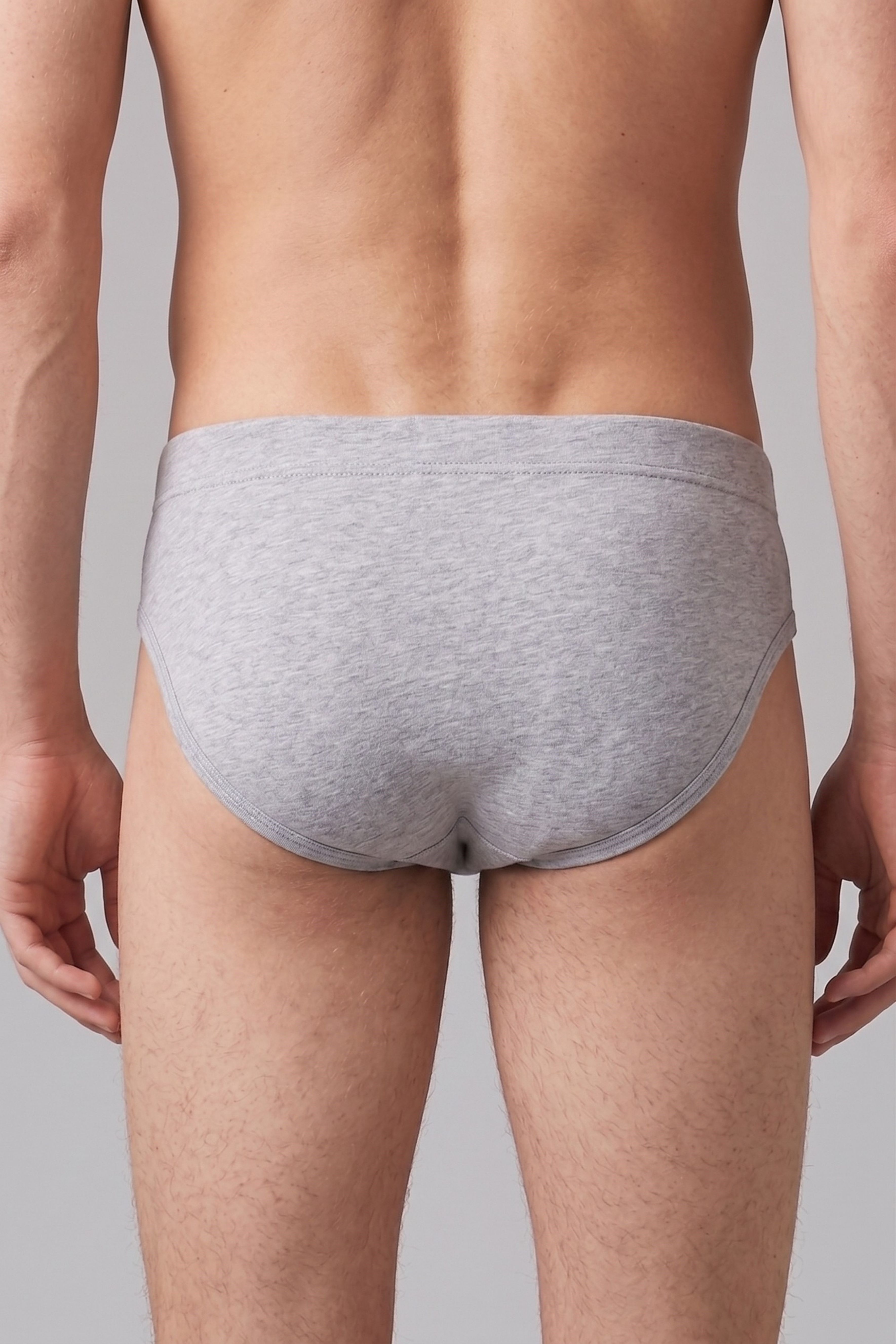Erkek Gri Runner Cotton Slip