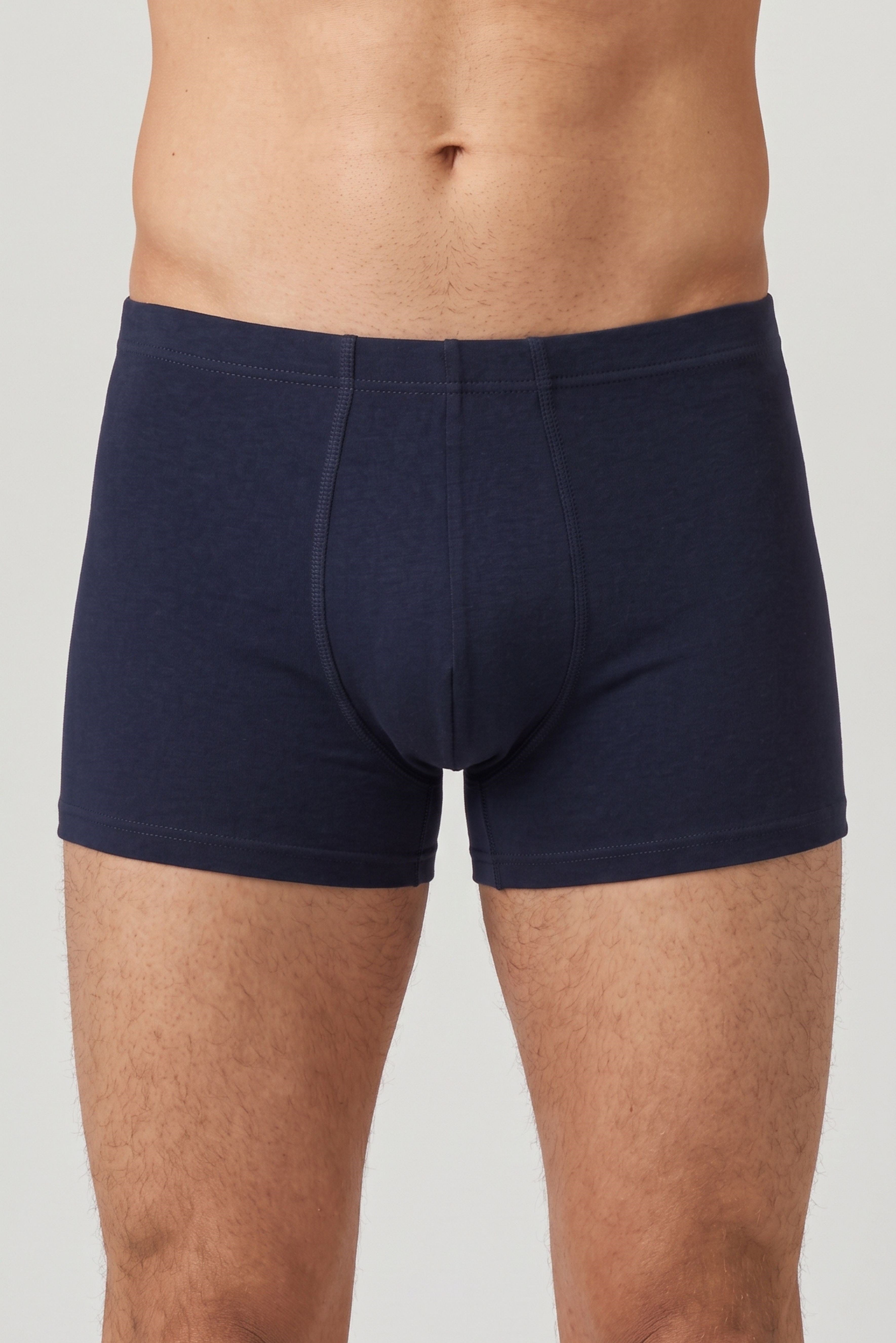 Erkek Lacivert Cotton Runner Boxer