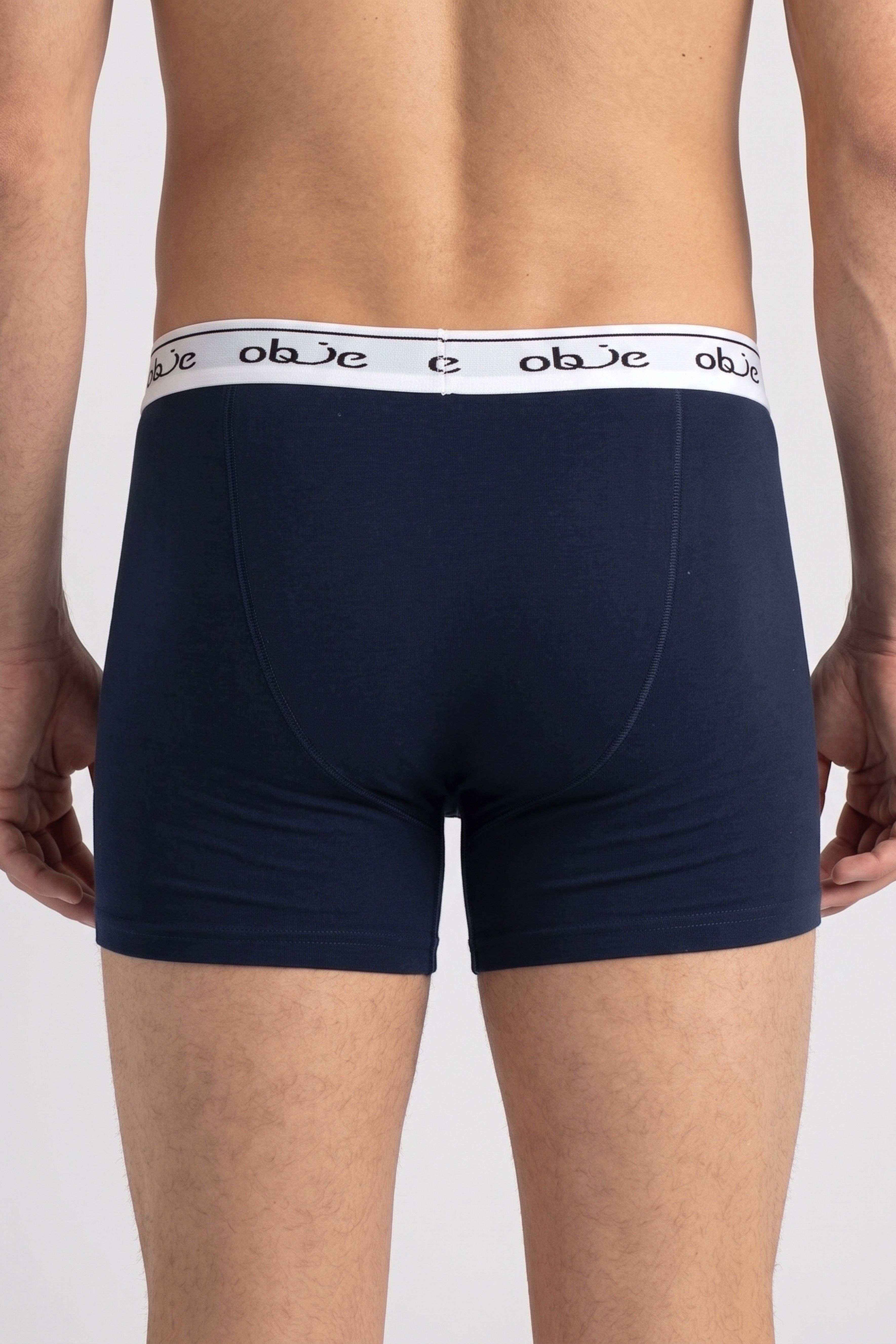 Erkek Lacivert Penye Modal Boxer