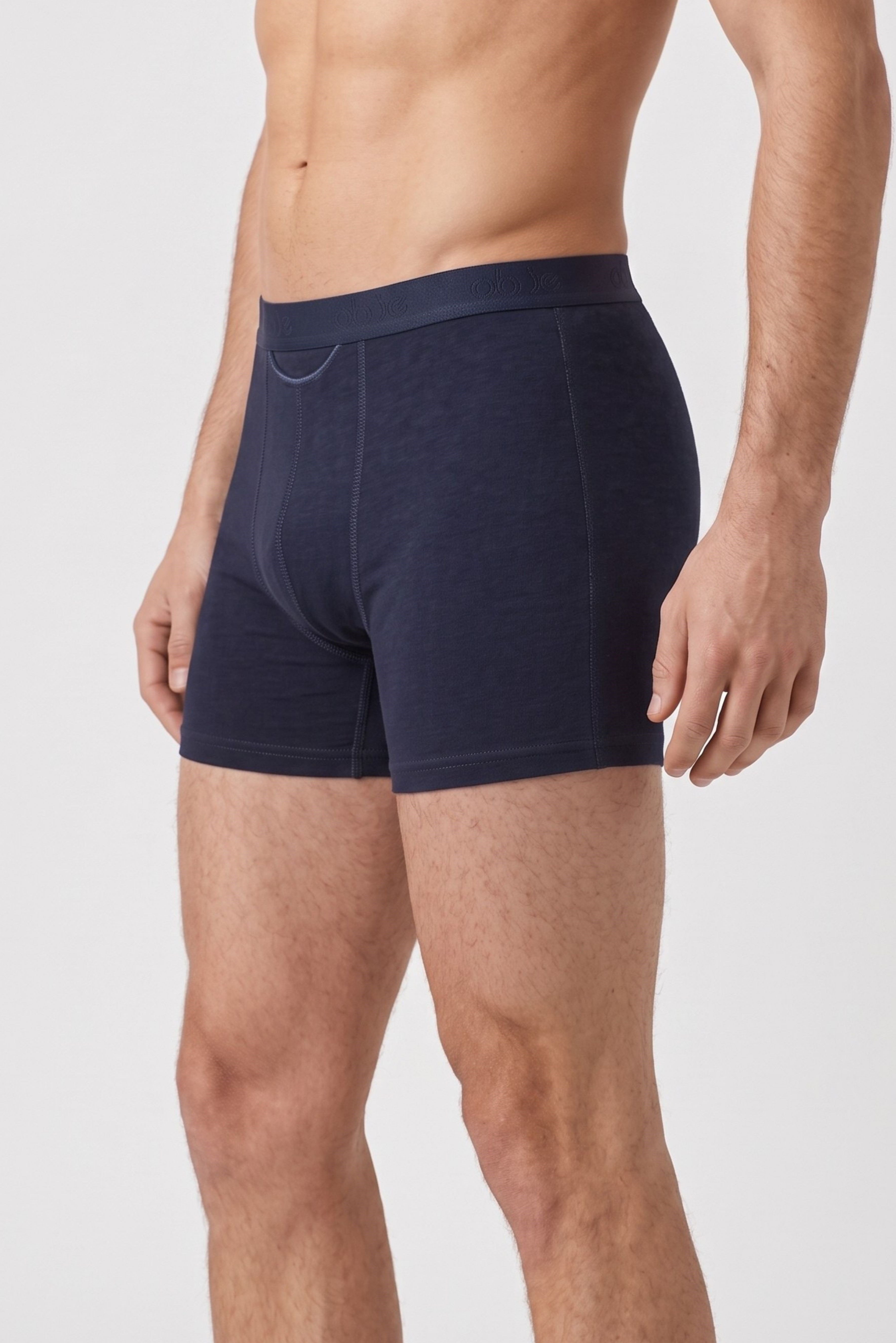 Erkek Lacivert Penye Modal Boxer