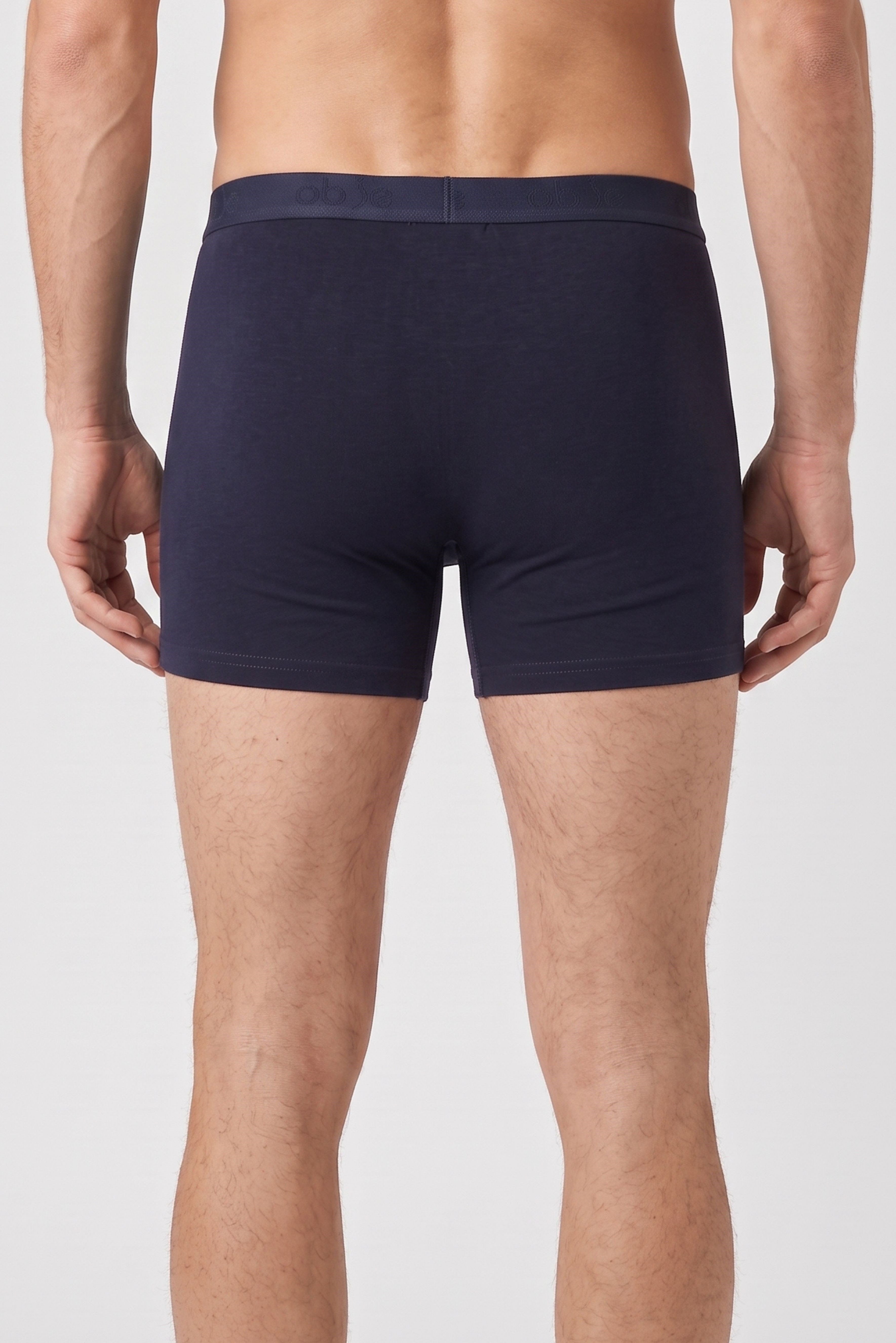 Erkek Lacivert Penye Modal Boxer