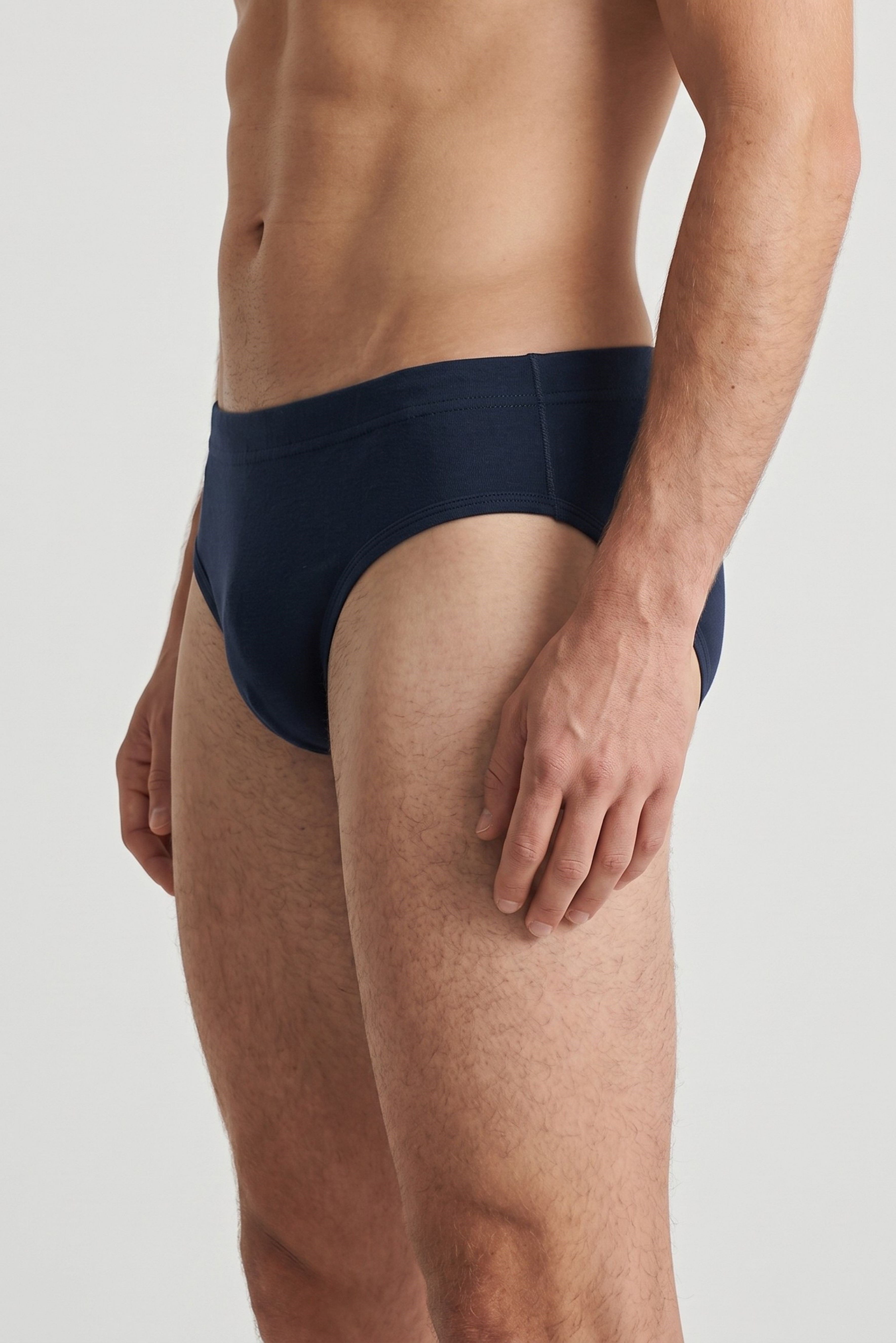 Erkek Lacivert Runner Cotton Slip