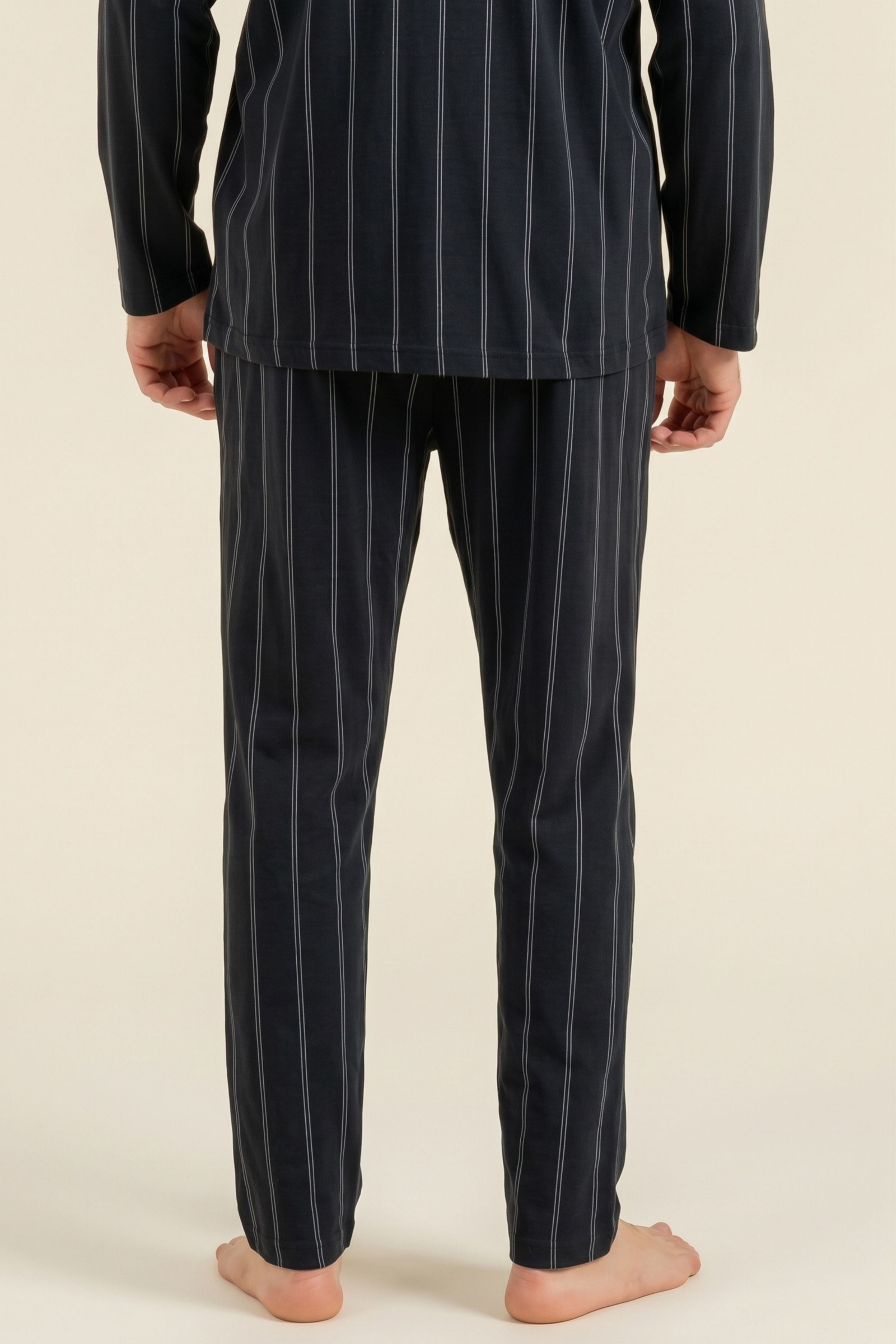 Erkek Lacivert Uzun Pijama Altı