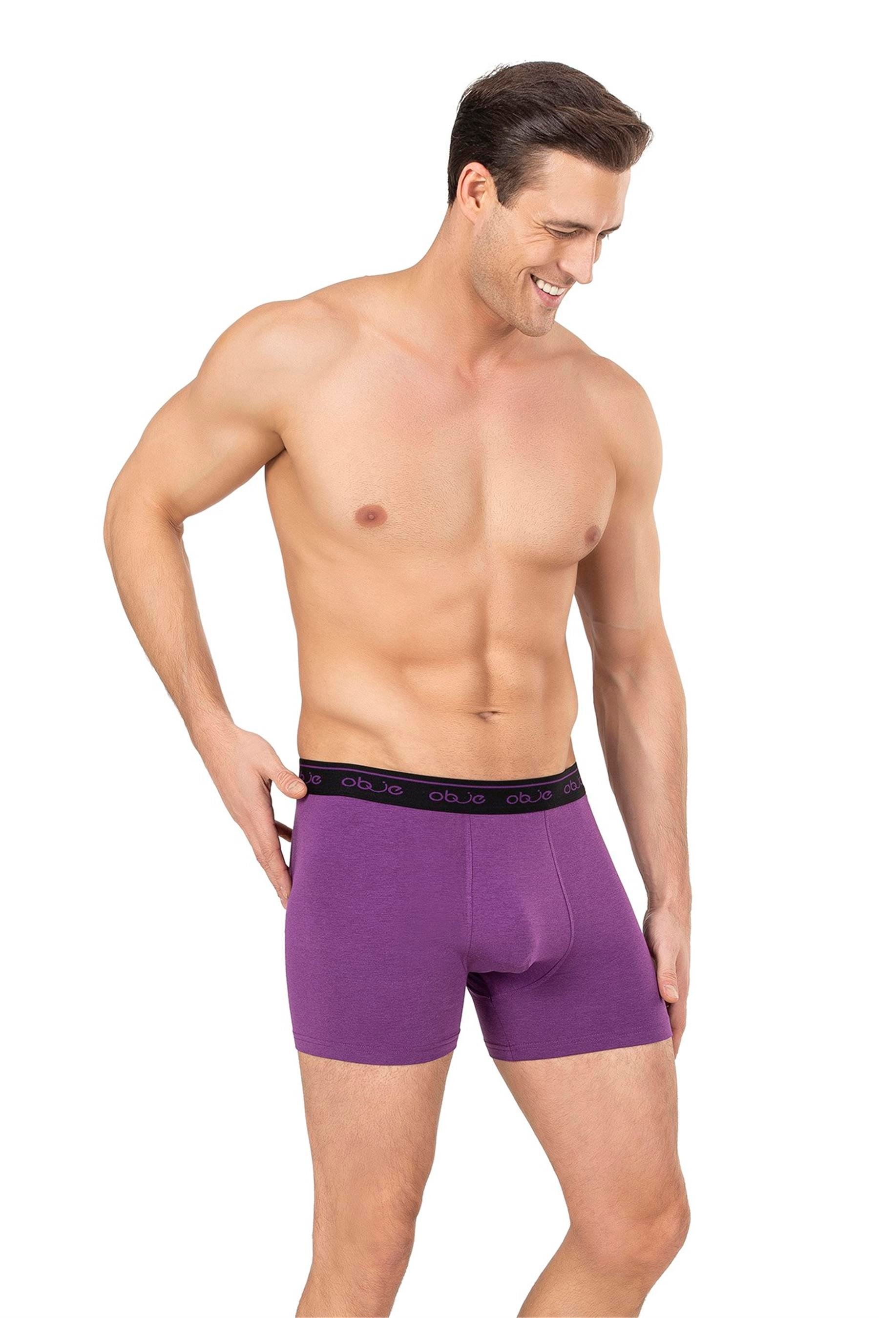 Erkek Mor Penye Modal Boxer