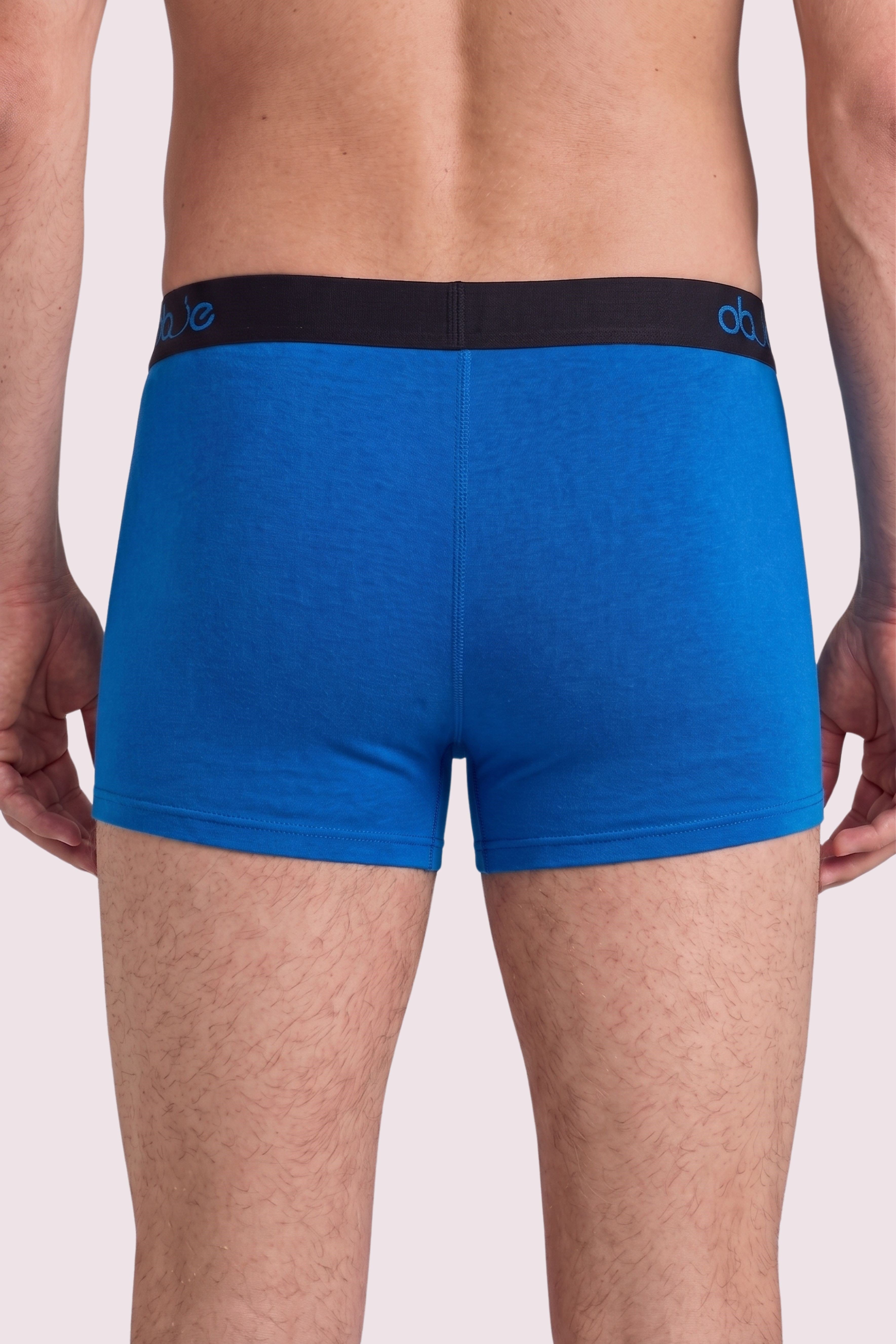 Erkek Saks Mavi Modal Boxer