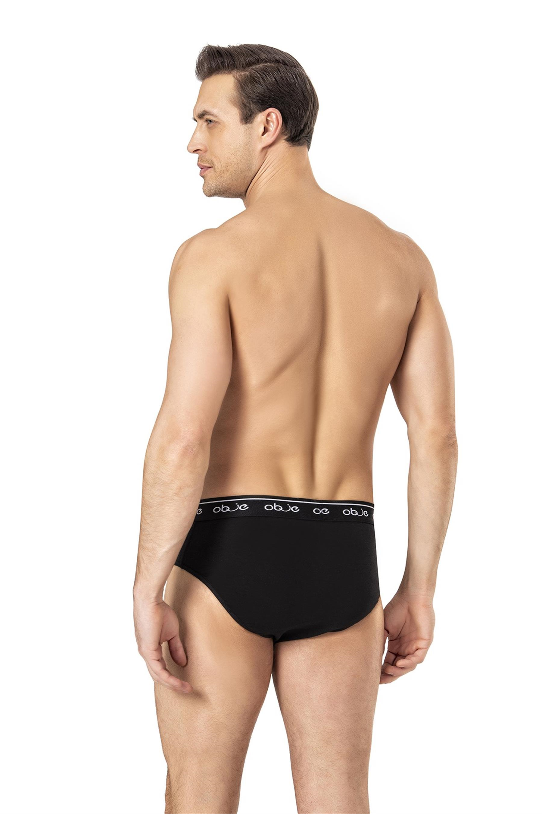 Erkek Siyah Dıştan Lastikli Slip